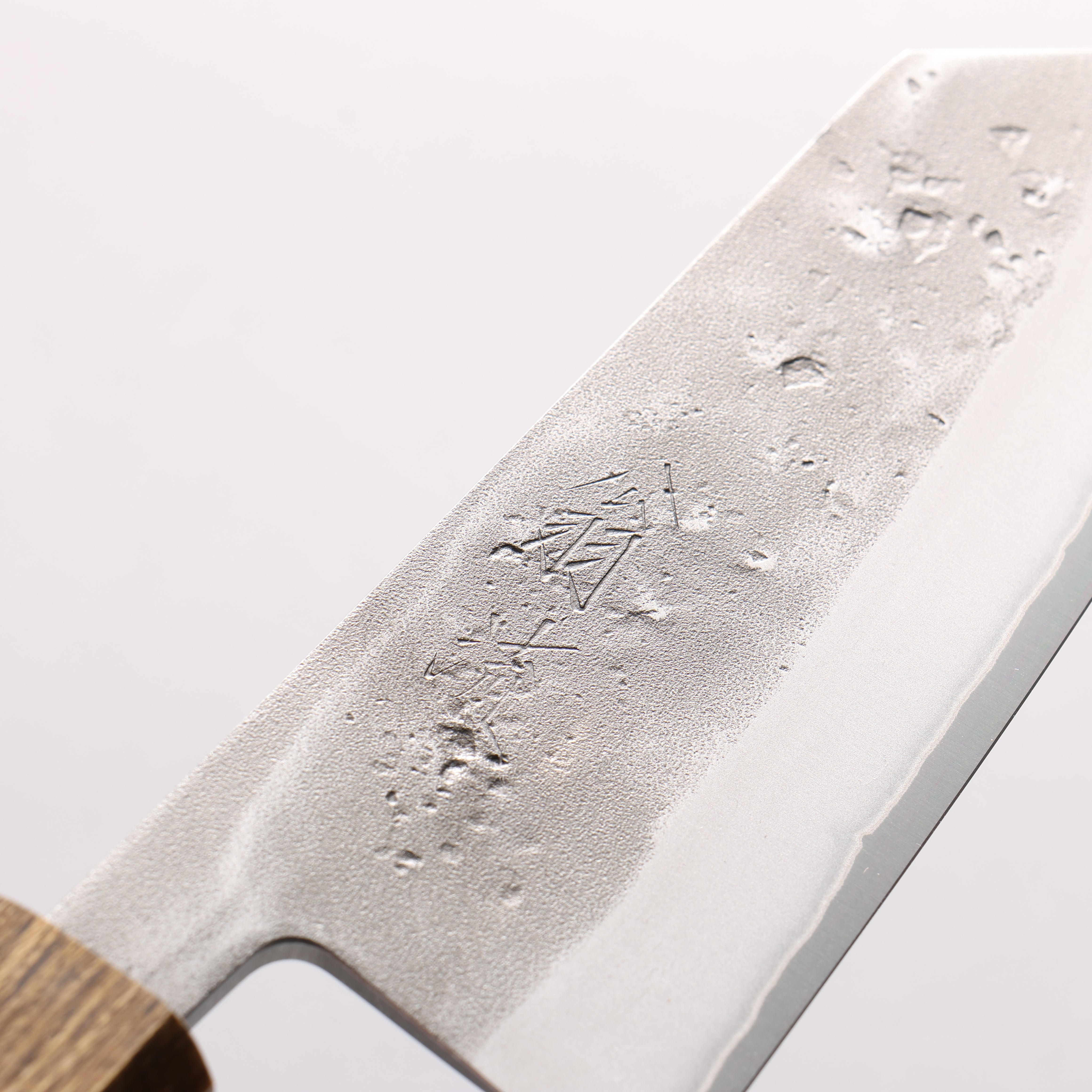 Oul SLD Nashiji Small Bunka 125mm Oak (Enkoku / Smoky black) Handle
