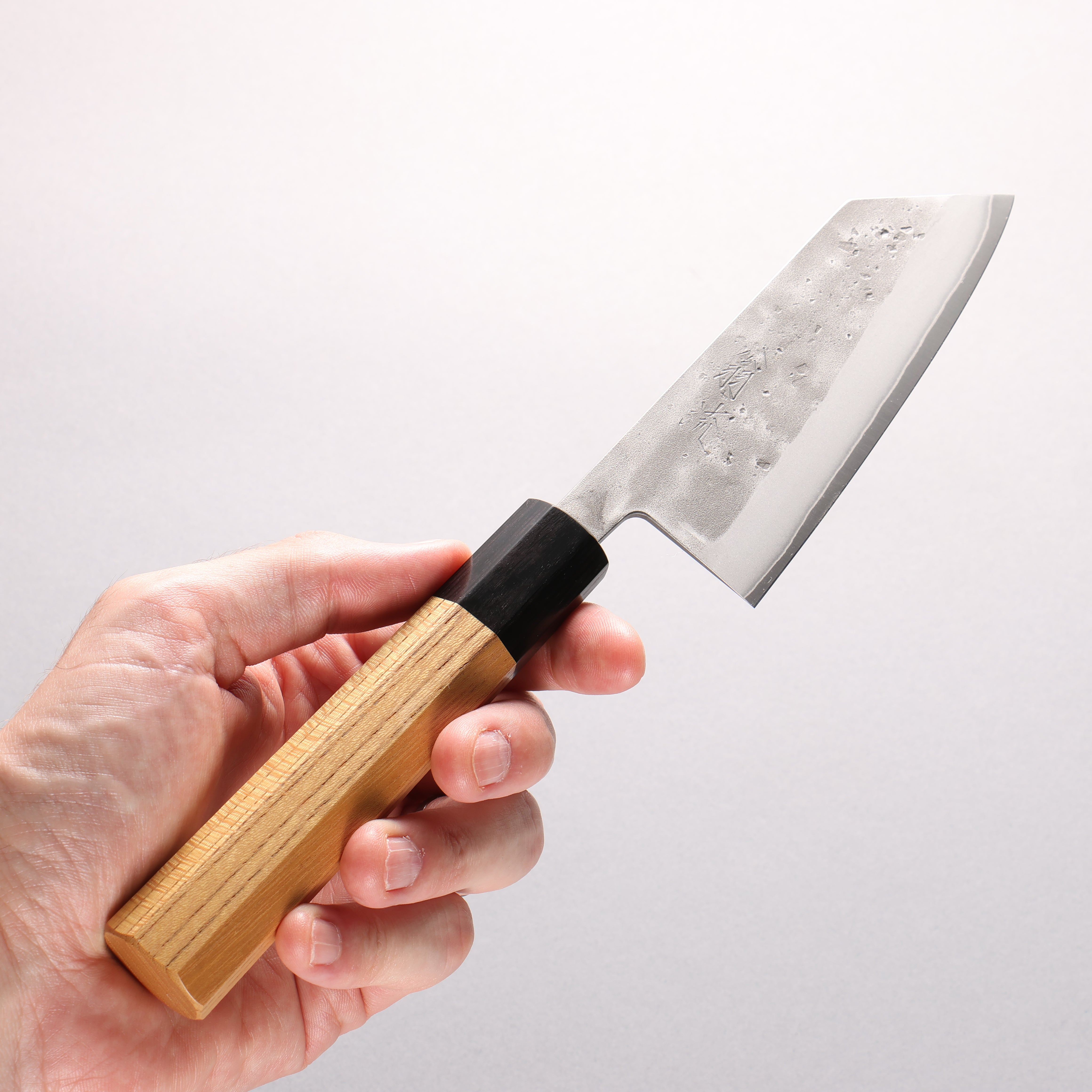 Oul SLD Nashiji Small Bunka 125mm Japanese Elm (Ferrule: Black Pakka Wood) Handle