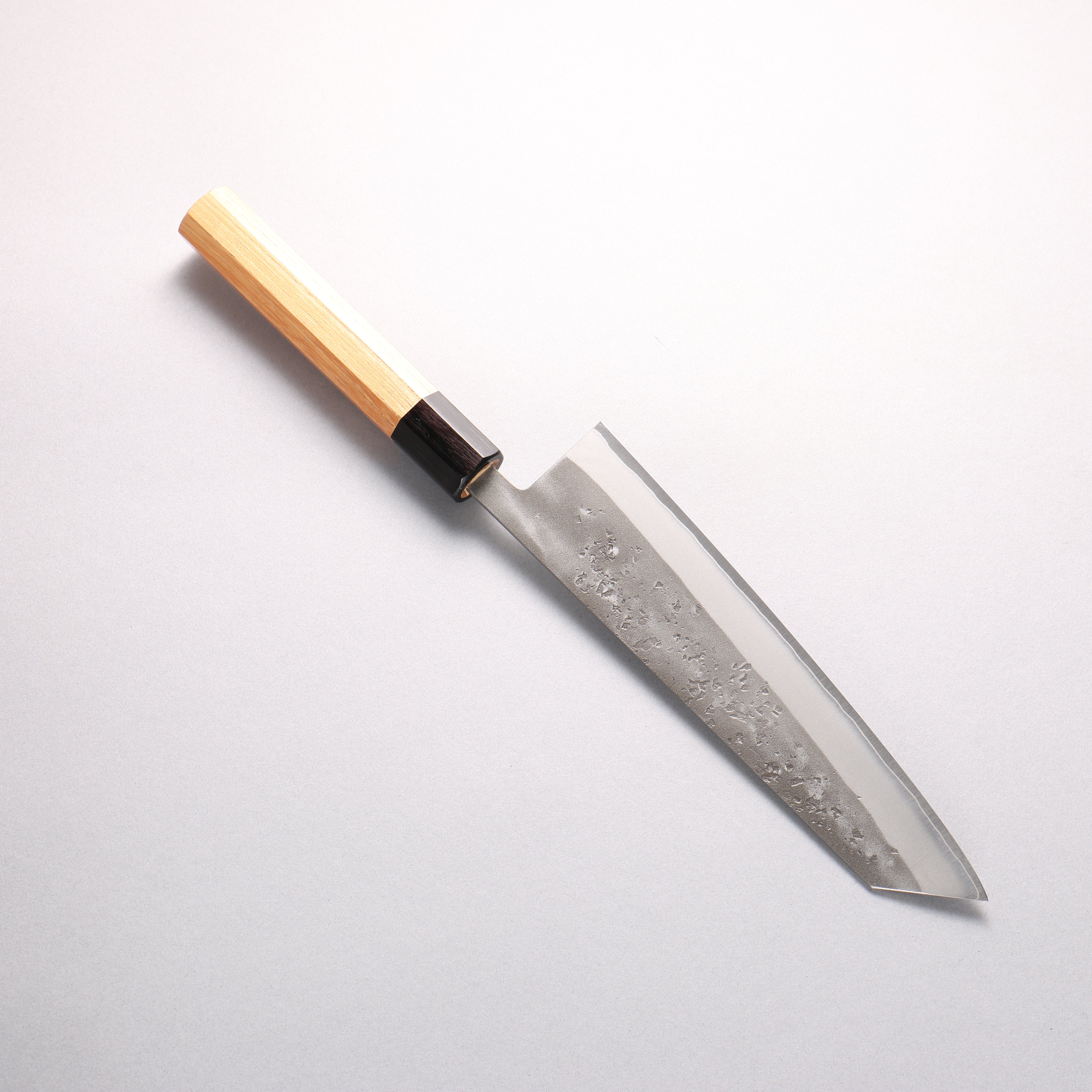 Oul SLD Nashiji Kiritsuke Gyuto 200mm Japanese Elm (Ferrule: Black Pakka Wood) Handle
