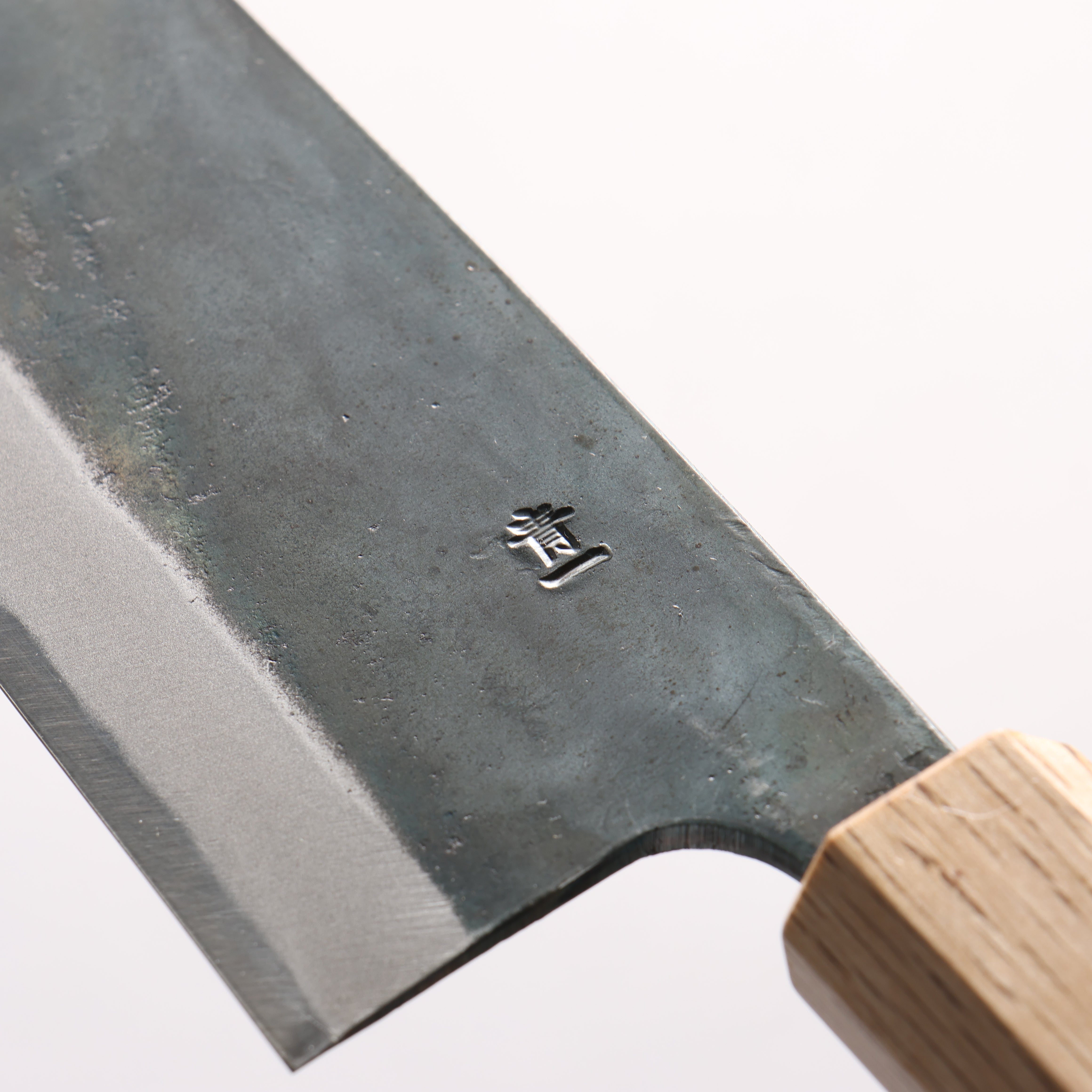 Seisuke Blue Steel No.1 Black Finished Kiritsuke Gyuto 240mm Rosewood (ferrule: Oak) Handle