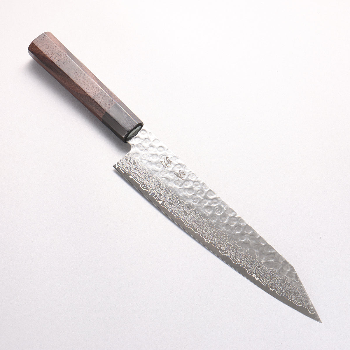 Seisuke AUS10 45 Layer Damascus Kiritsuke Gyuto 210mm Shitan Handle - Japanny - Best Japanese Knife