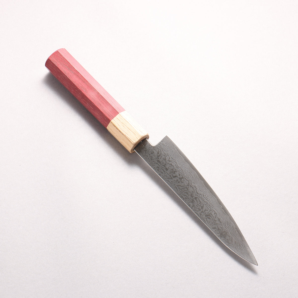 Fukube VG10 16 Layer Damascus Petty-Utility 135mm Purple Heart Handle - Japanny - Best Japanese Knife