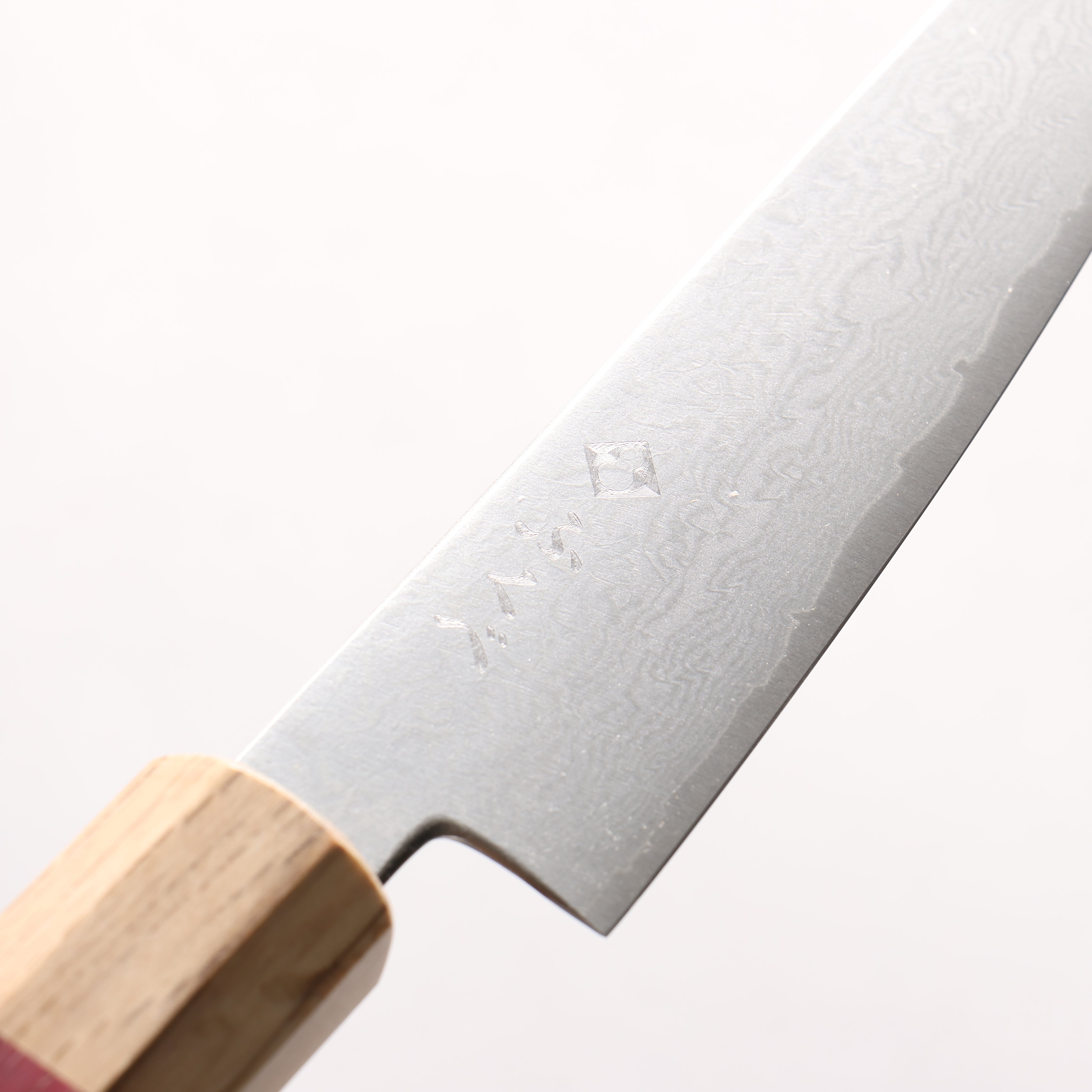 Fukube VG10 16 Layer Damascus Petty-Utility 135mm Purple Heart Handle - Japanny - Best Japanese Knife