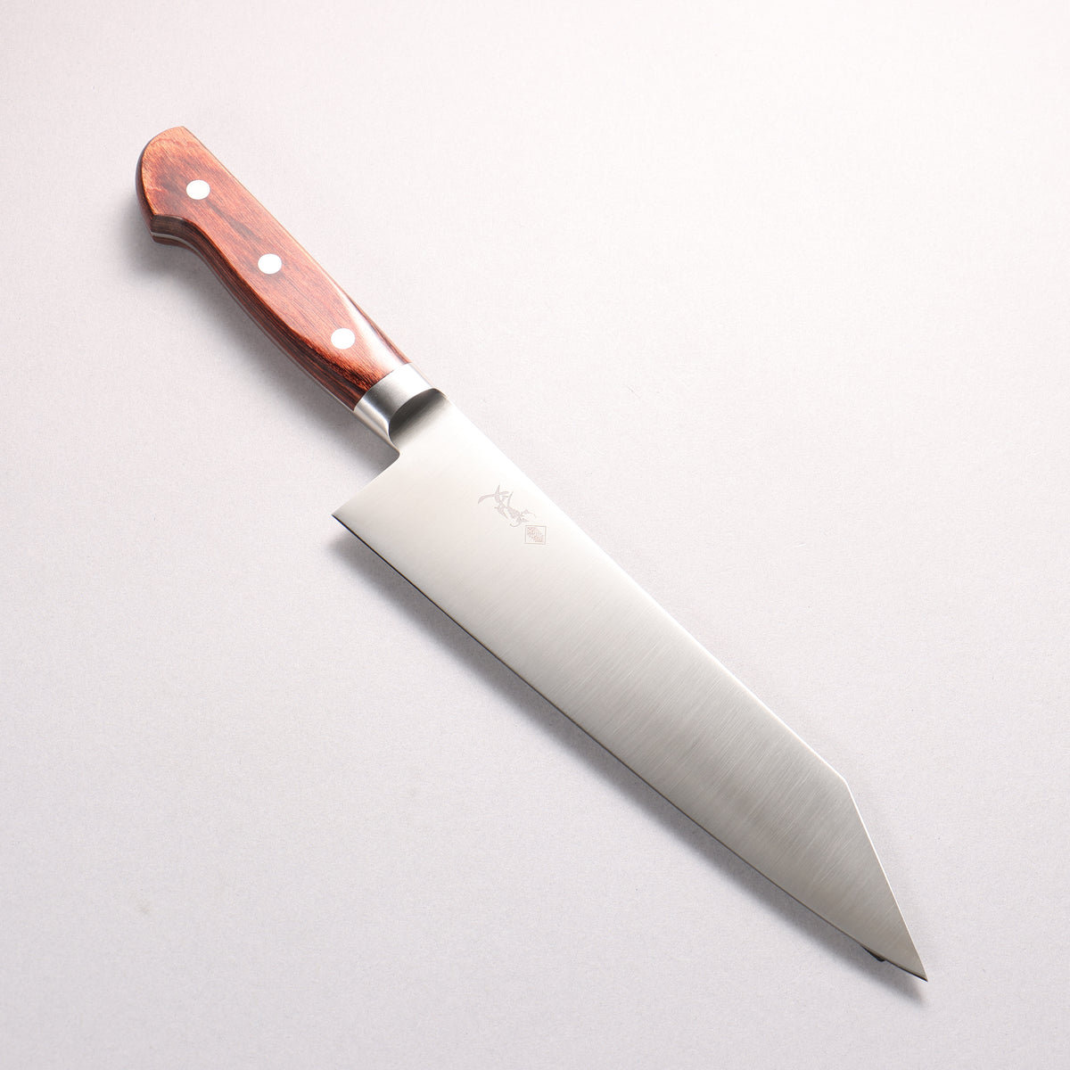 Kanjyo VG10 Kiritsuke Gyuto 210mm Mahogany Pakka wood Handle - Japanny - Best Japanese Knife
