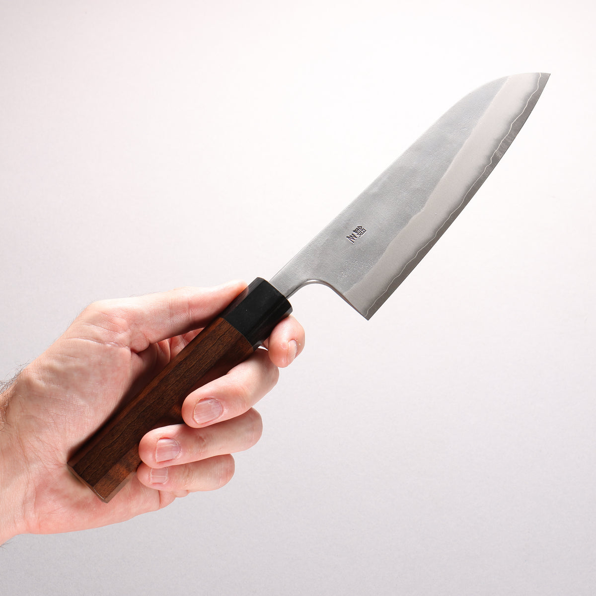 Nao Yamamoto Silver Steel No.3 Nashiji Santoku 165mm Maple Handle - Japanny - Best Japanese Knife