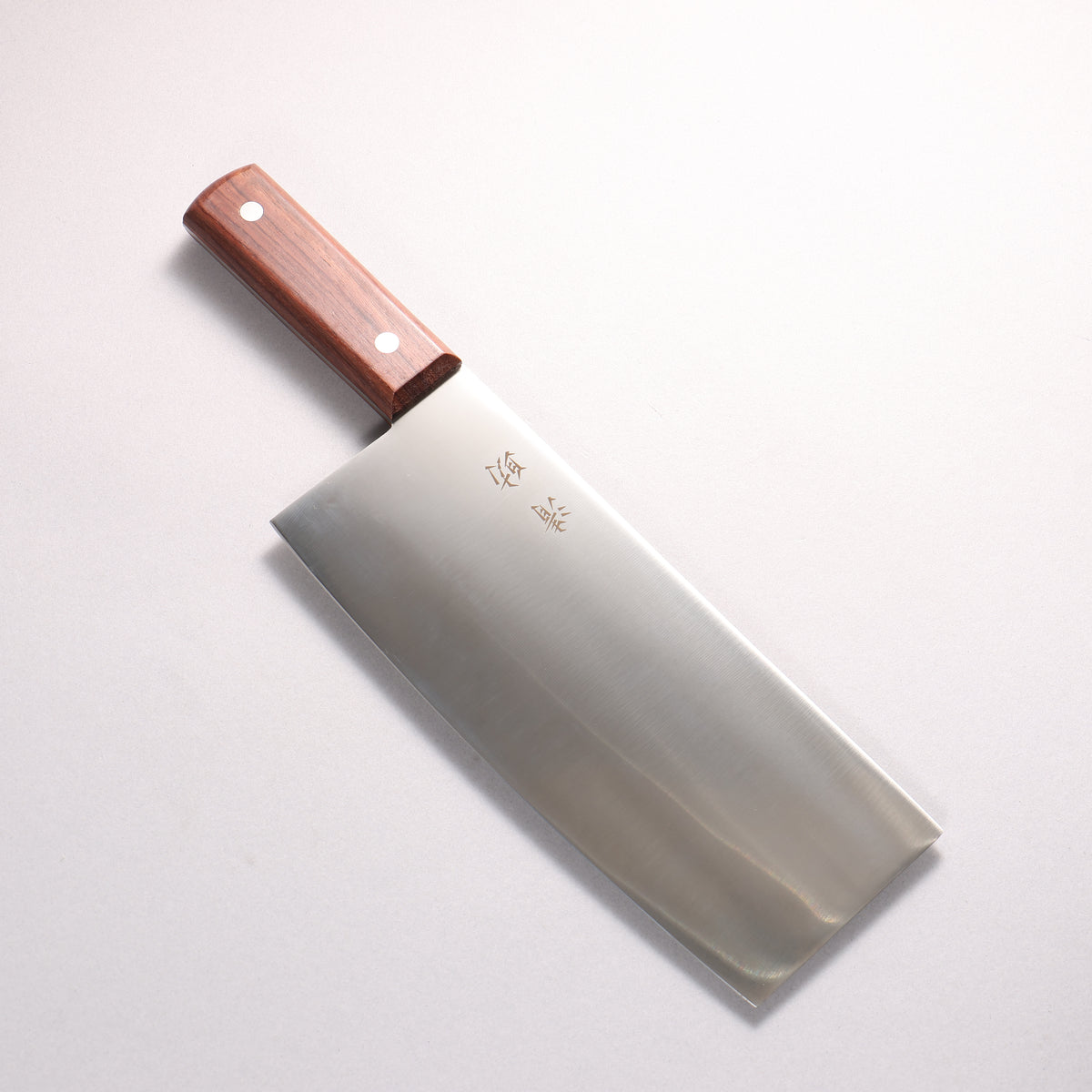 Seisuke Molybdenum Chinese Cleaver 220mm Brown Pakka wood Handle