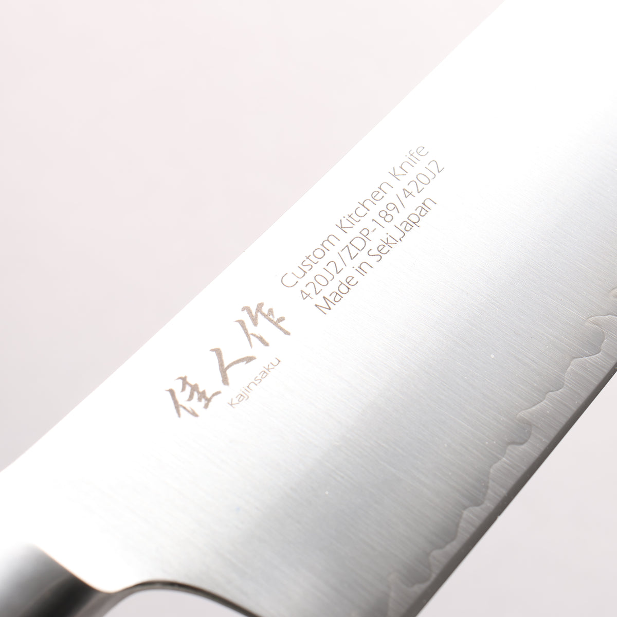 Kajin ZDP189 3 Layer Kiritsuke Gyuto 240mm Stabilized wood Handle