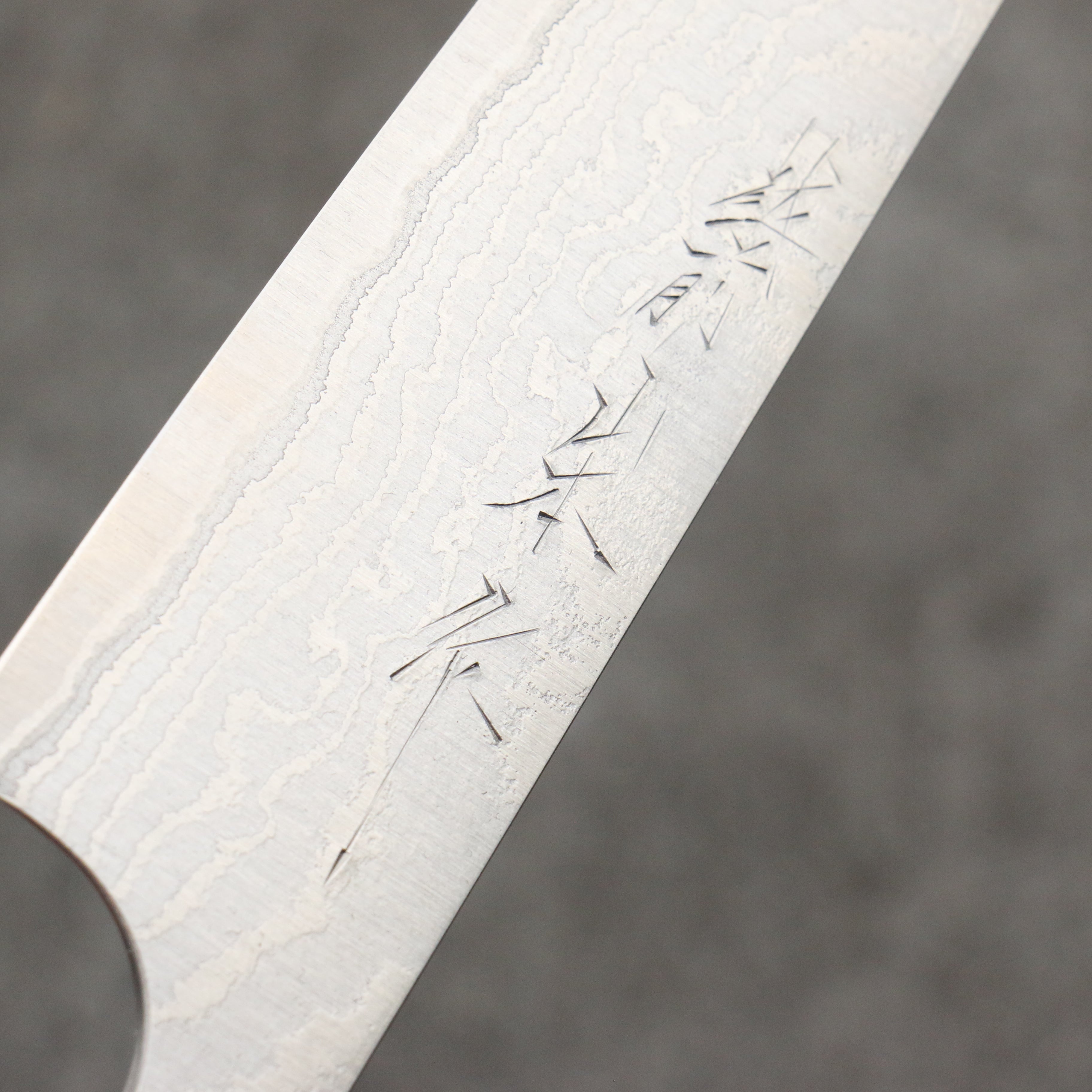 Nao Yamamoto SG2 Damascus Migaki Finished Petty-Utility  135mm Rosewood (Ferrule: Black Pakka Wood) Handle - Japanny - Best Japanese Knife