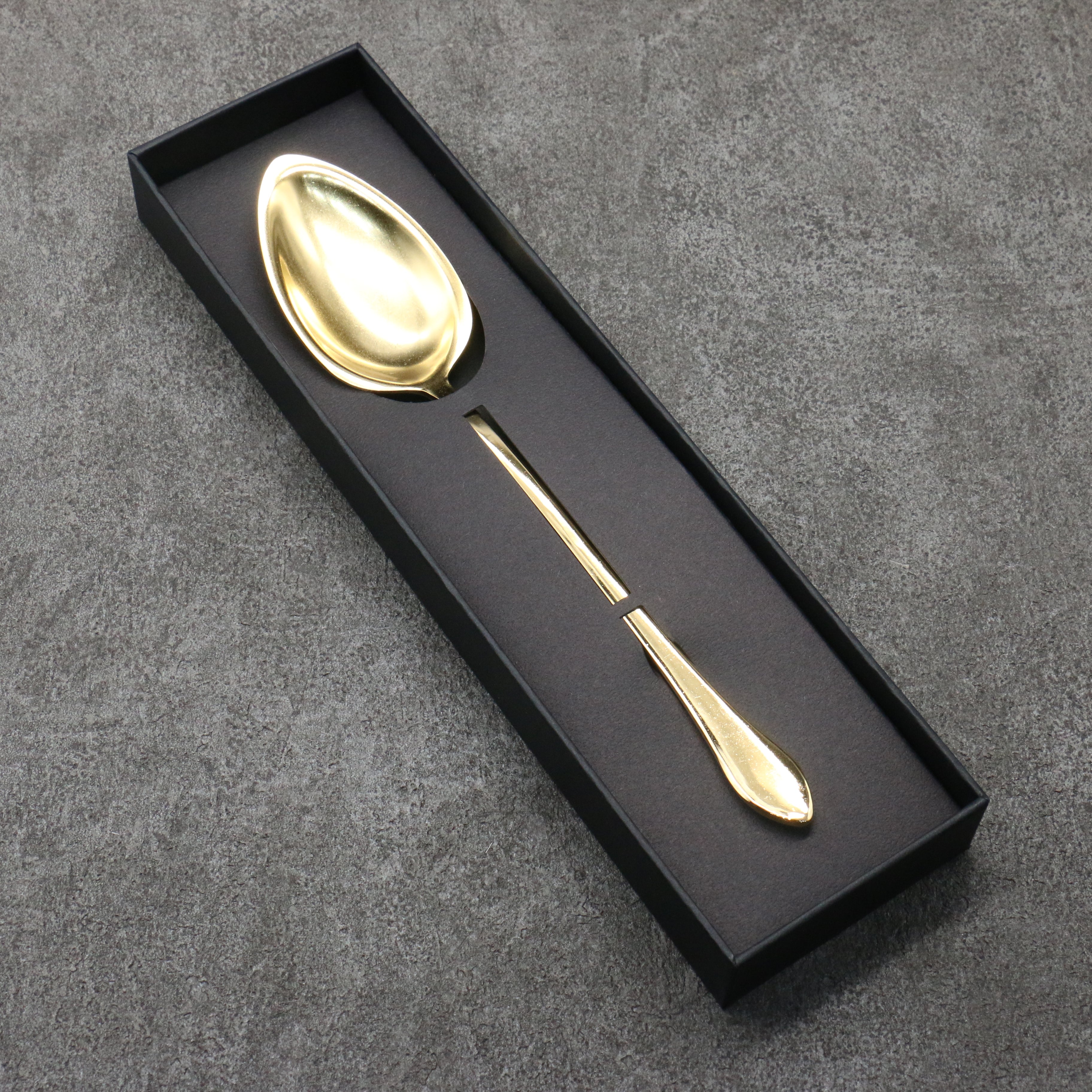 Gestura Gold metal Spoon  235mm - Japanny - Best Japanese Knife