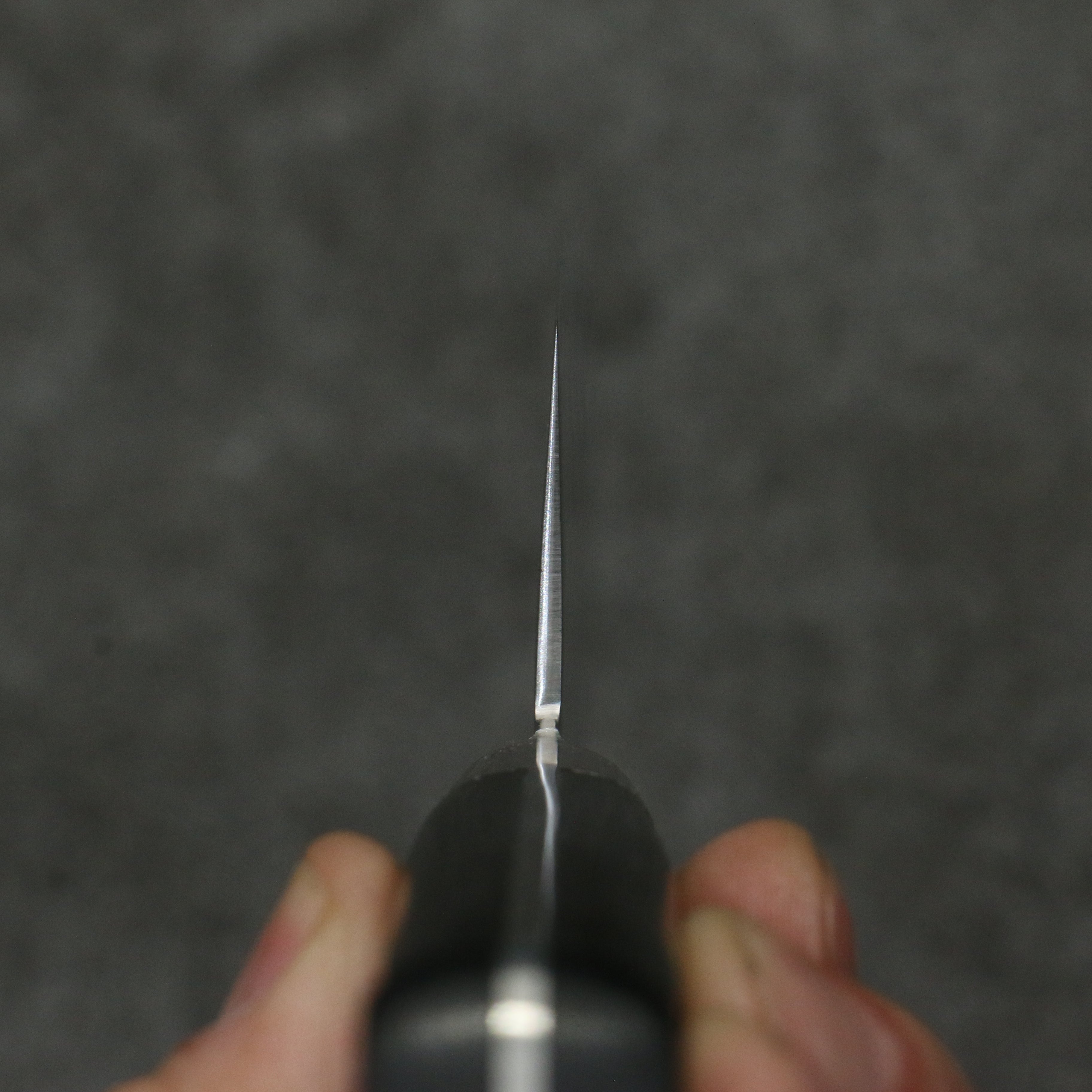 Seisuke VG5 Hammered Kasumitogi Nakiri  160mm Black Pakka wood Handle - Japanny - Best Japanese Knife