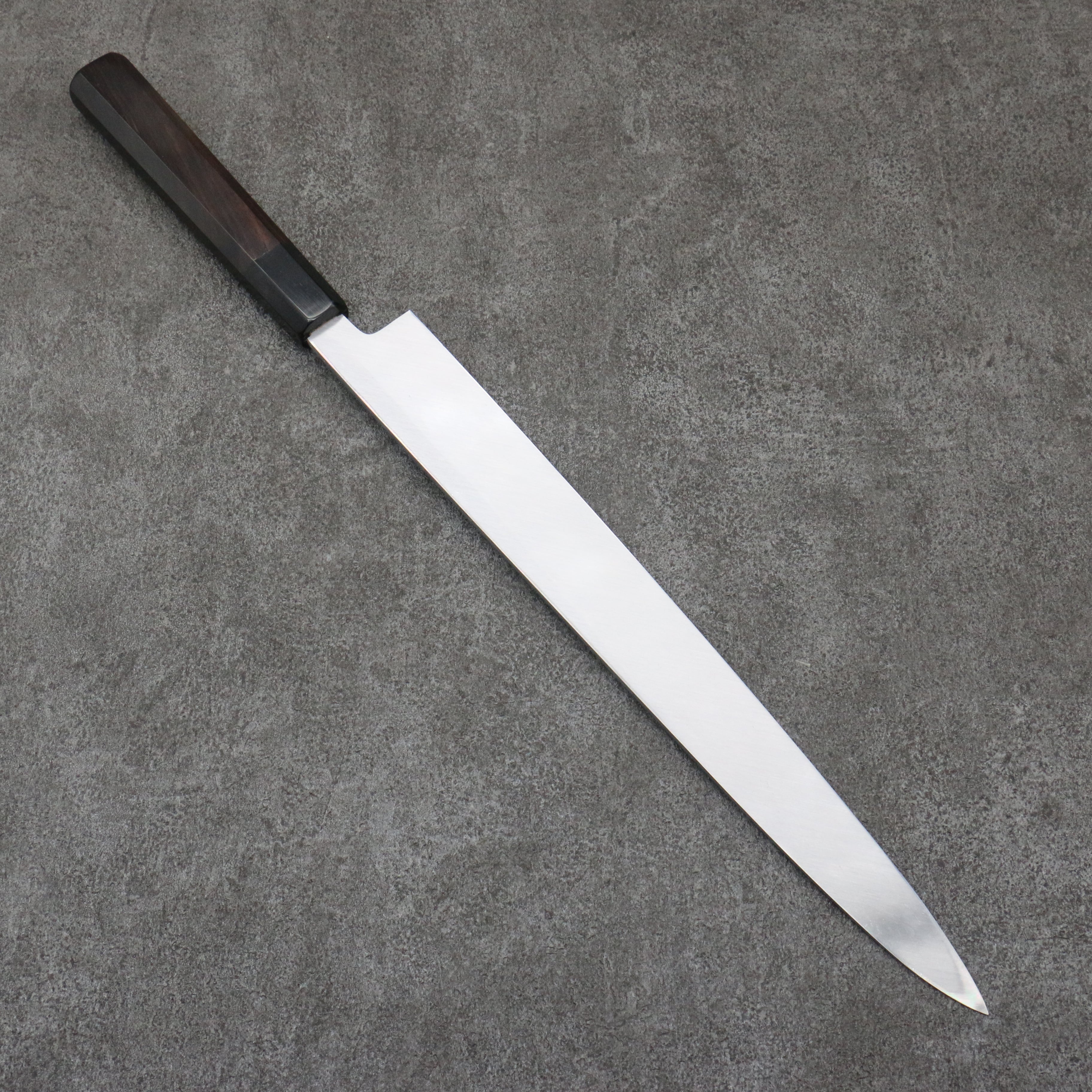 Tessen by Tanaka Tamahagane Yanagiba  315mm Ebony Wood Handle with Sheath - Japanny - Best Japanese Knife