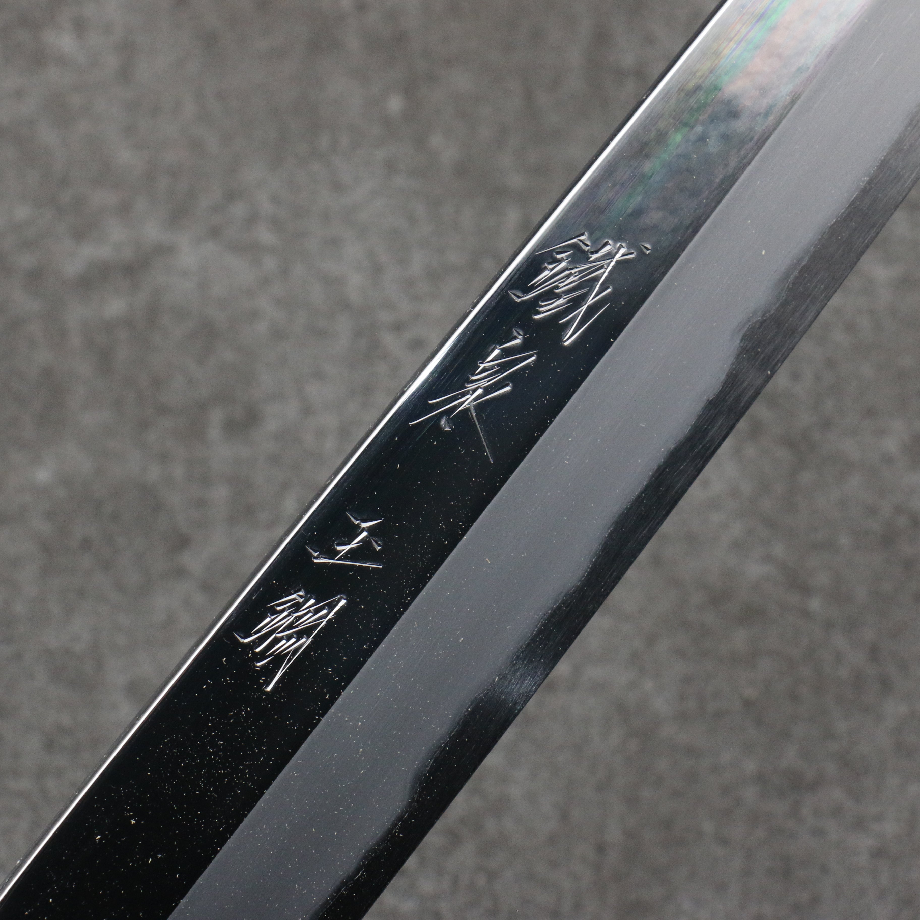 Tessen by Tanaka Tamahagane Yanagiba  315mm Ebony Wood Handle with Sheath - Japanny - Best Japanese Knife