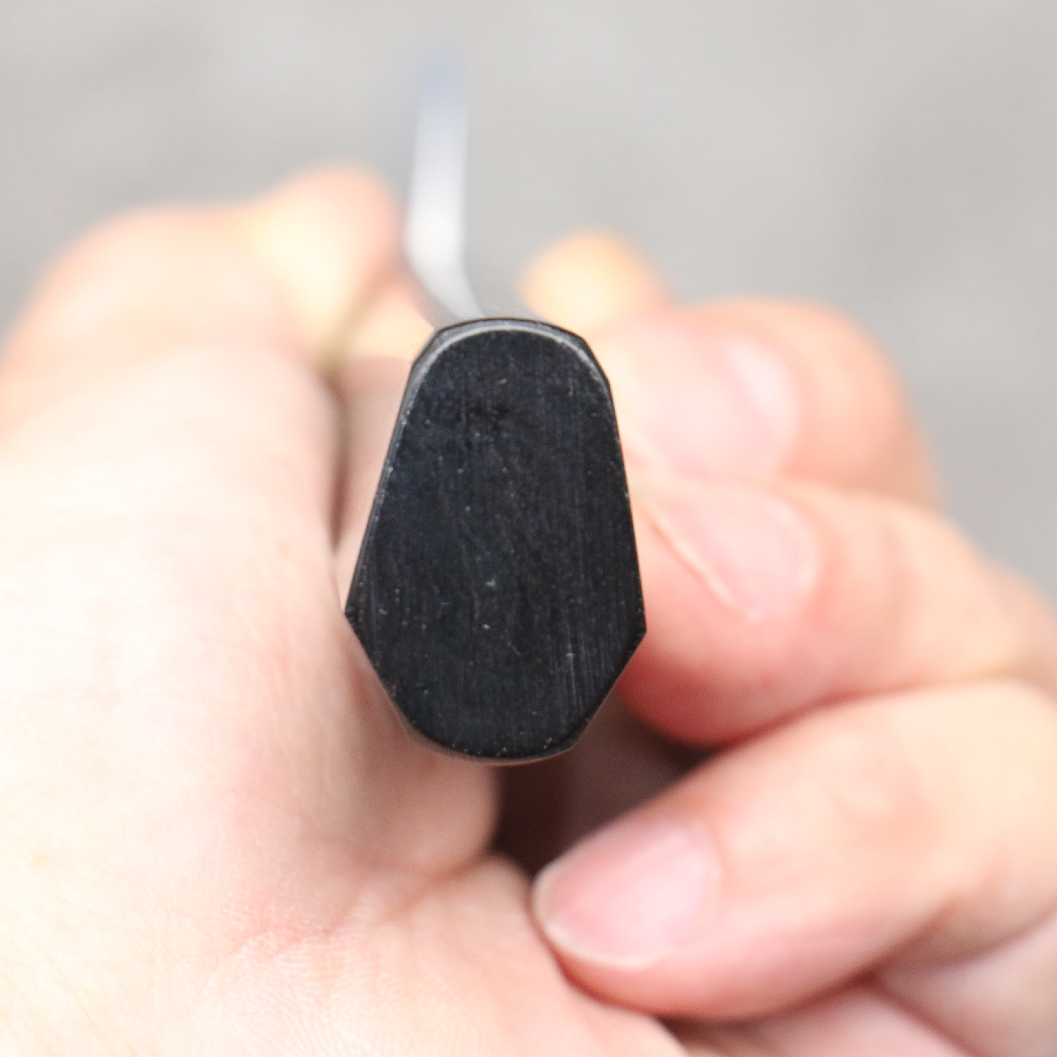 Sakai Takayuki VG10 33 Layer Damascus Santoku  170mm Ebony(6 sided teardrop) Handle - Japanny - Best Japanese Knife