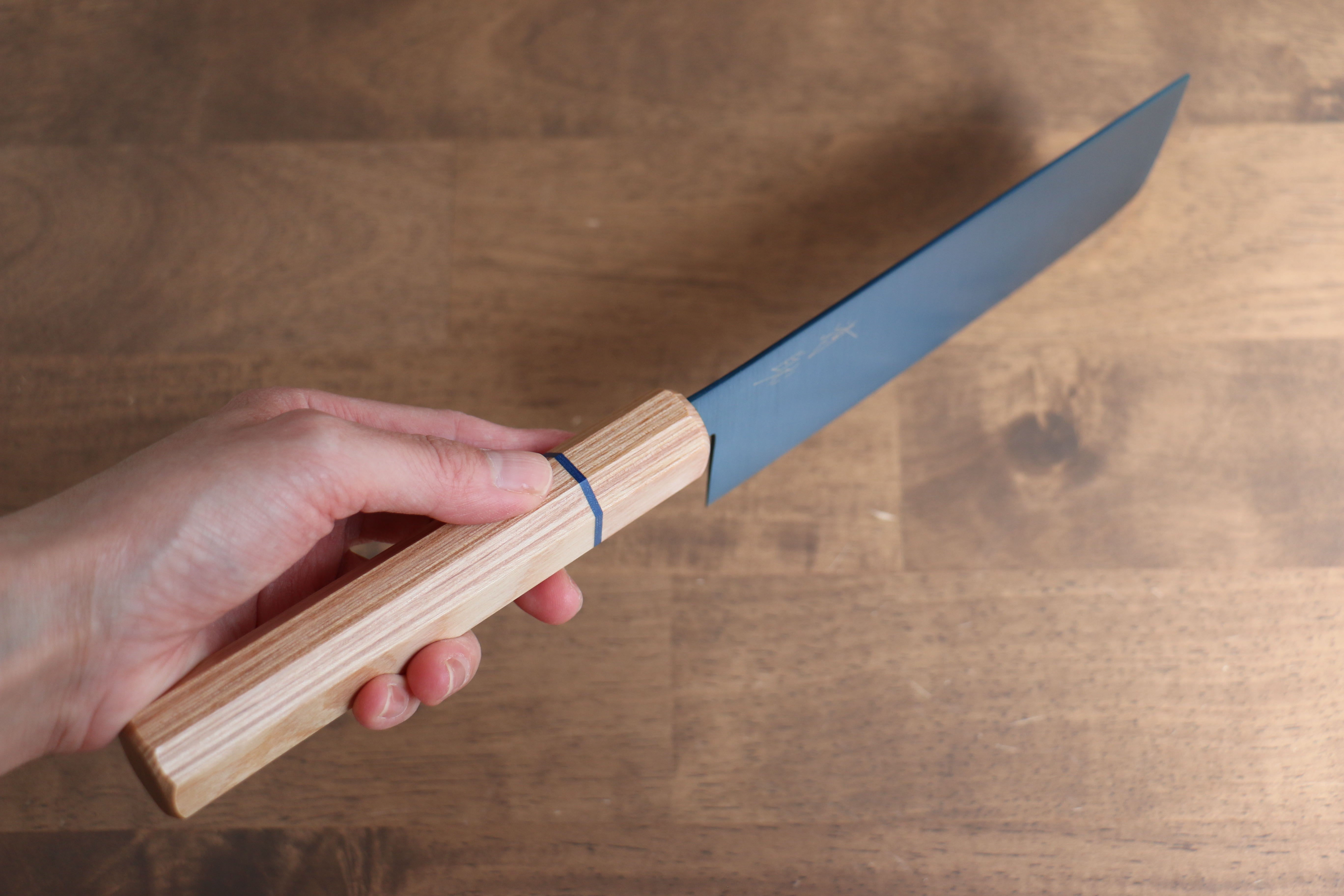 Seisuke SK-85 Ion plating Nakiri 160mm White wood Handle - Japanny - Best Japanese Knife