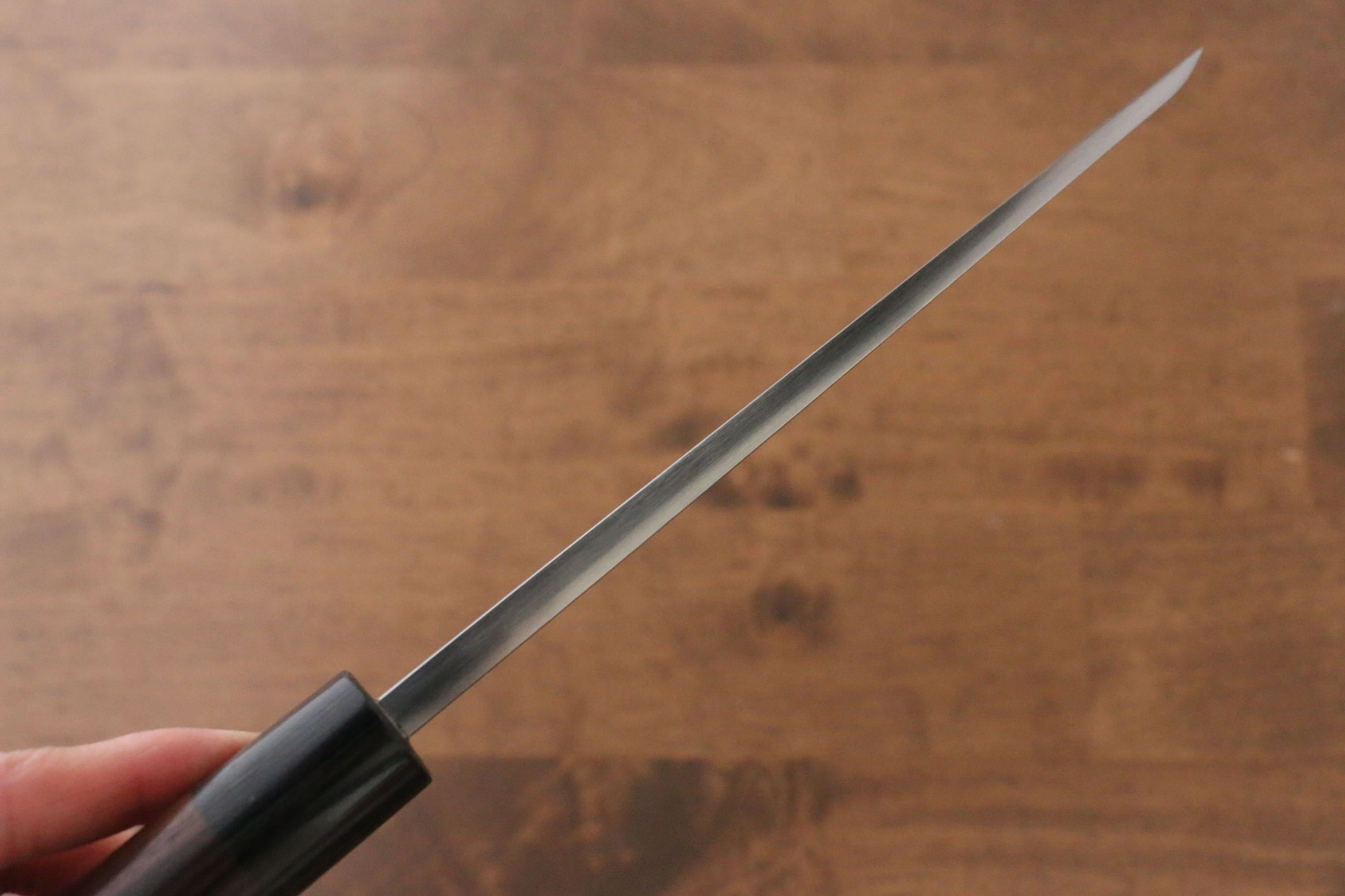 Jikko Silver Steel No.3 Deba  165mm Shitan Handle - Japanny - Best Japanese Knife