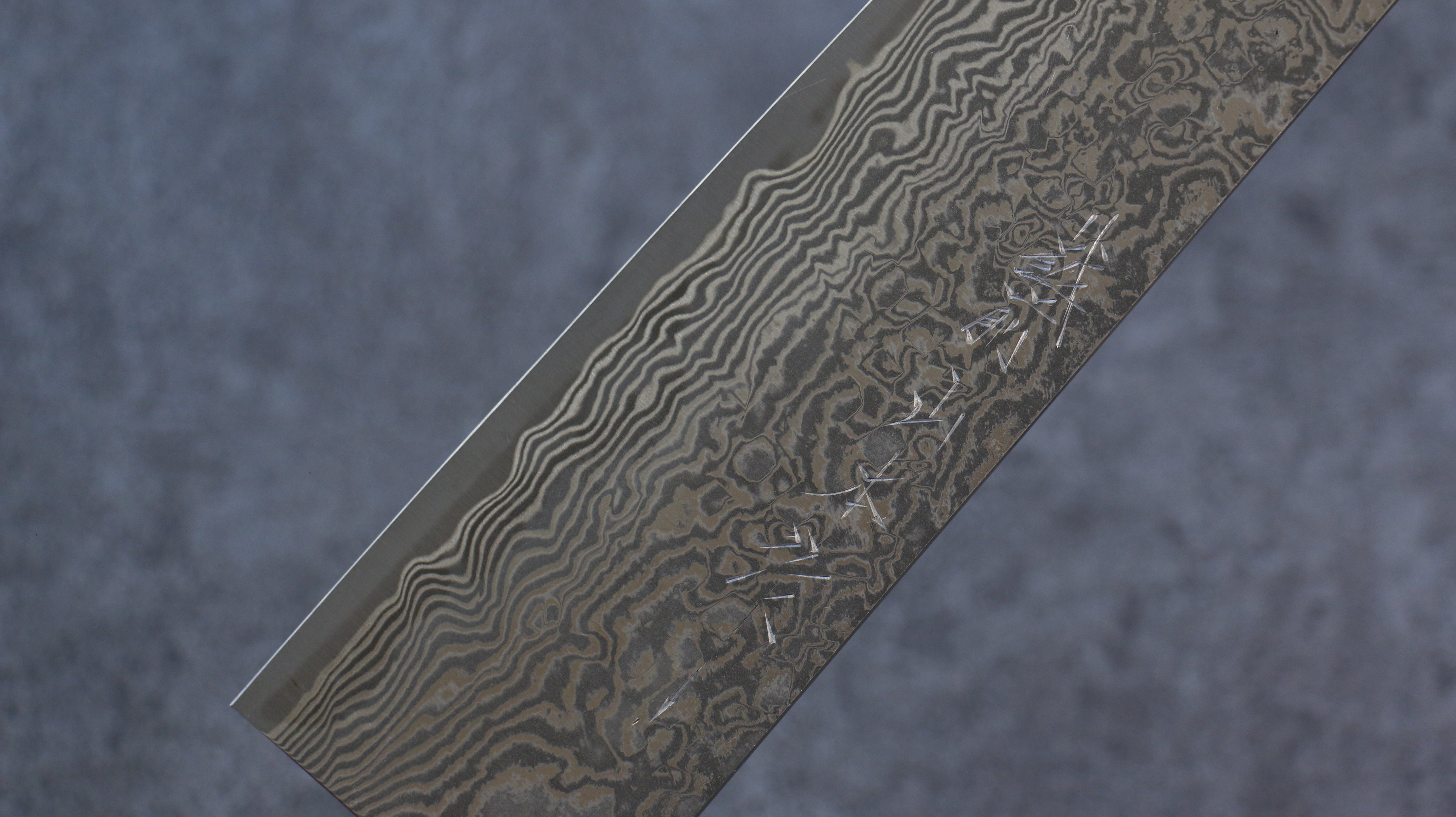 Nao Yamamoto SG2 Black Damascus Gyuto 270mm Shitan Handle - Japanny - Best Japanese Knife