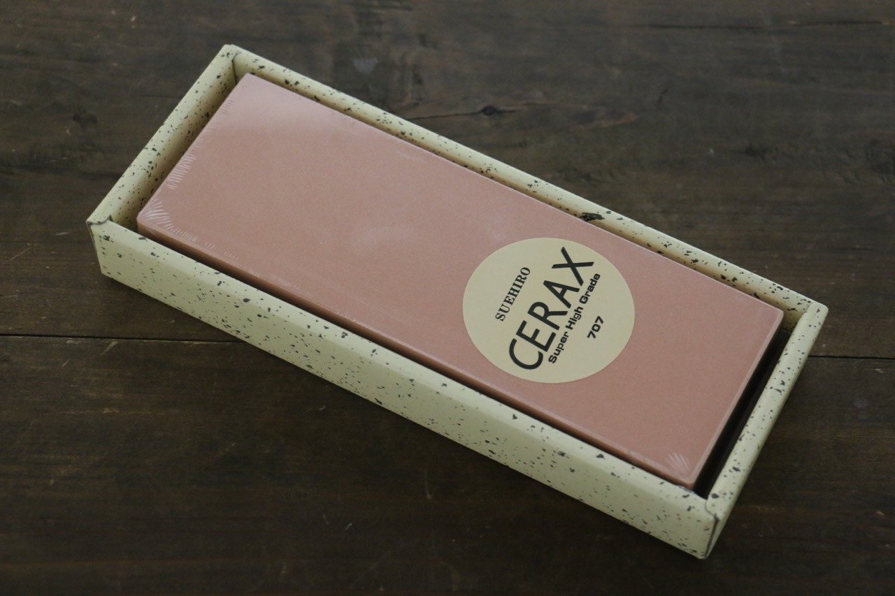 Suehiro CERAX 707 Ceramic Medium  Sharpening Stone with Rubber Base - #700 - Japanny - Best Japanese Knife