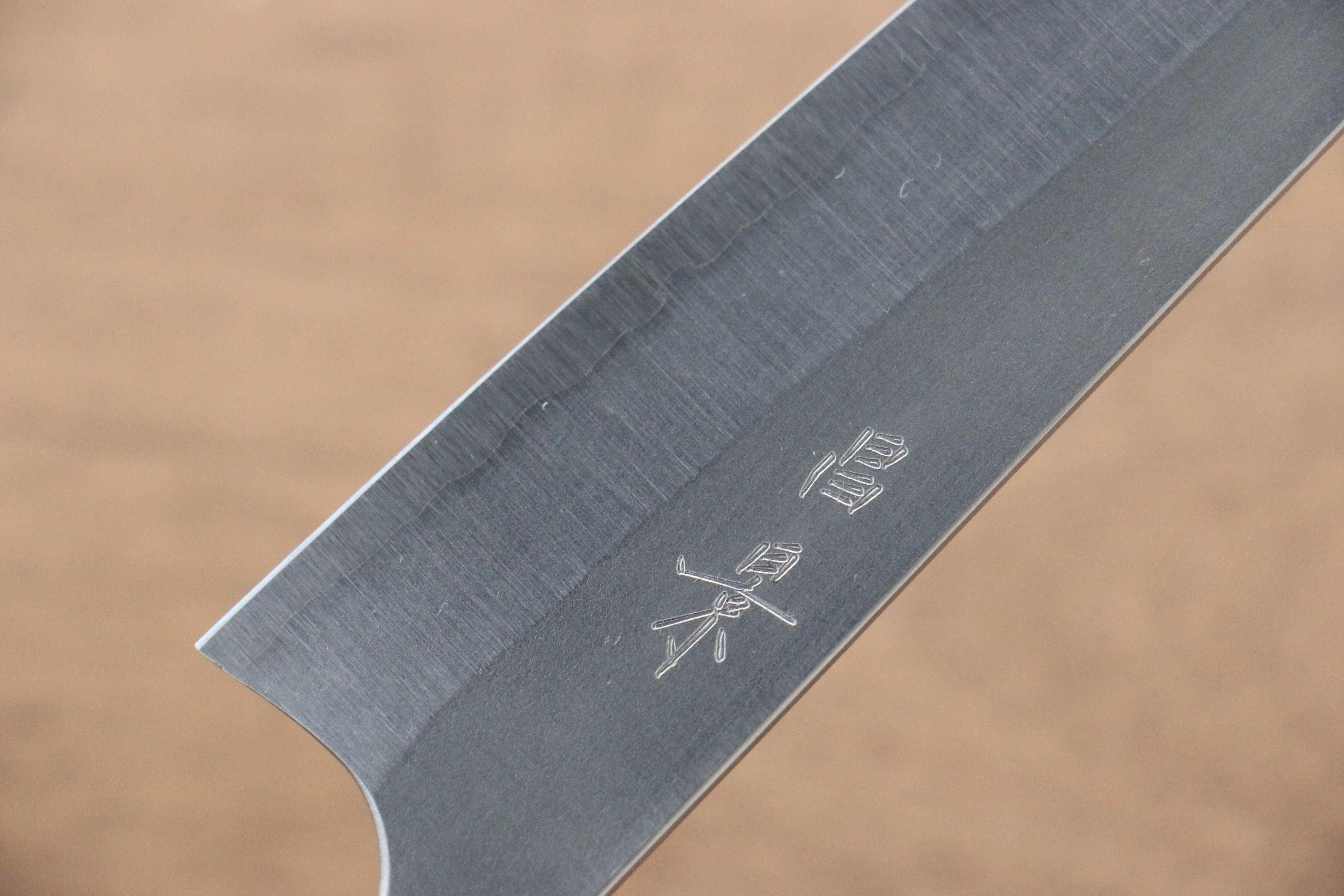 Masakage Yuki White Steel No.2 Nashiji Small Bunka 130mm Magnolia Handle - Japanny - Best Japanese Knife