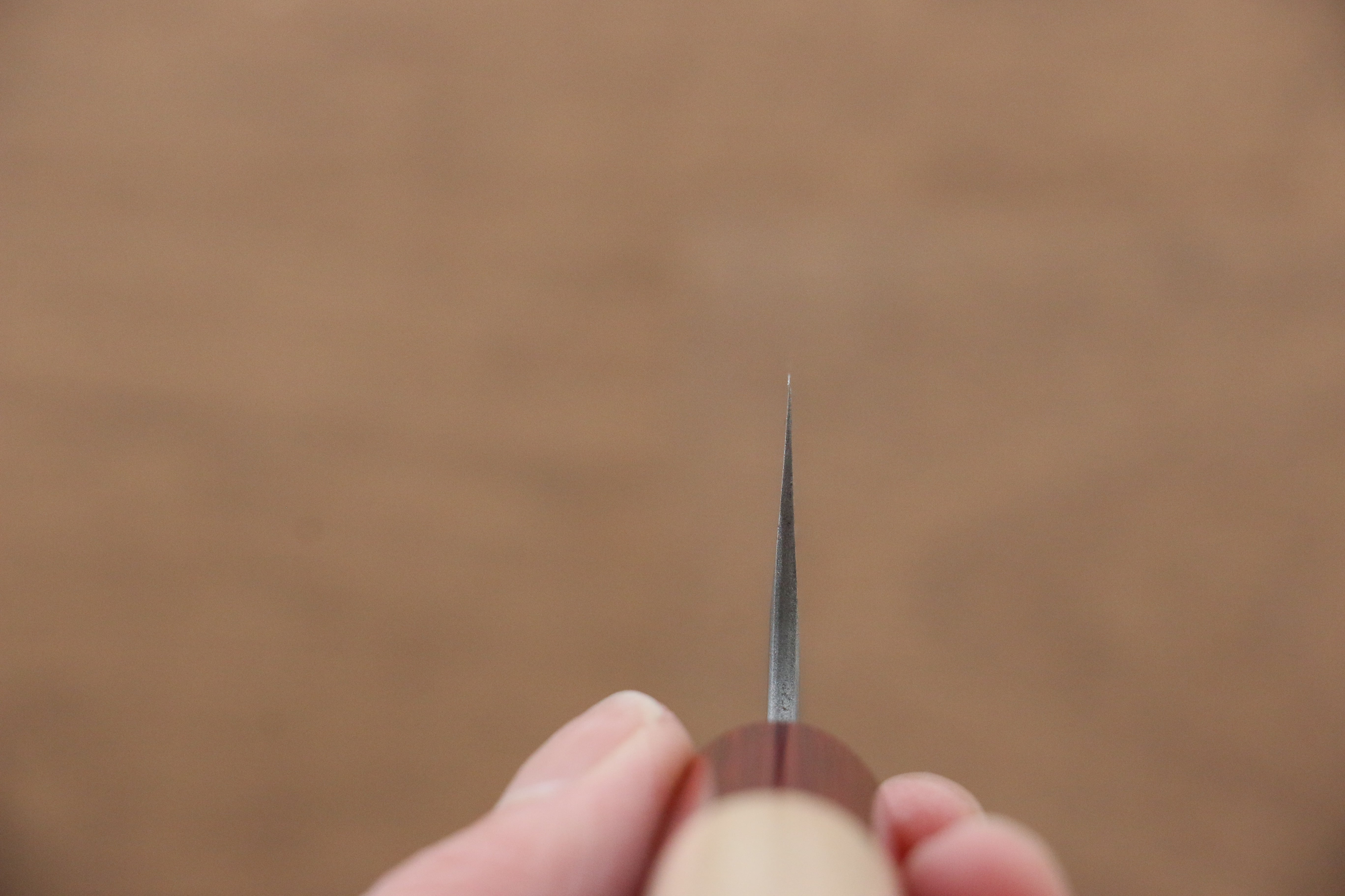 Masakage Yuki White Steel No.2 Nashiji Small Bunka 130mm Magnolia Handle - Japanny - Best Japanese Knife