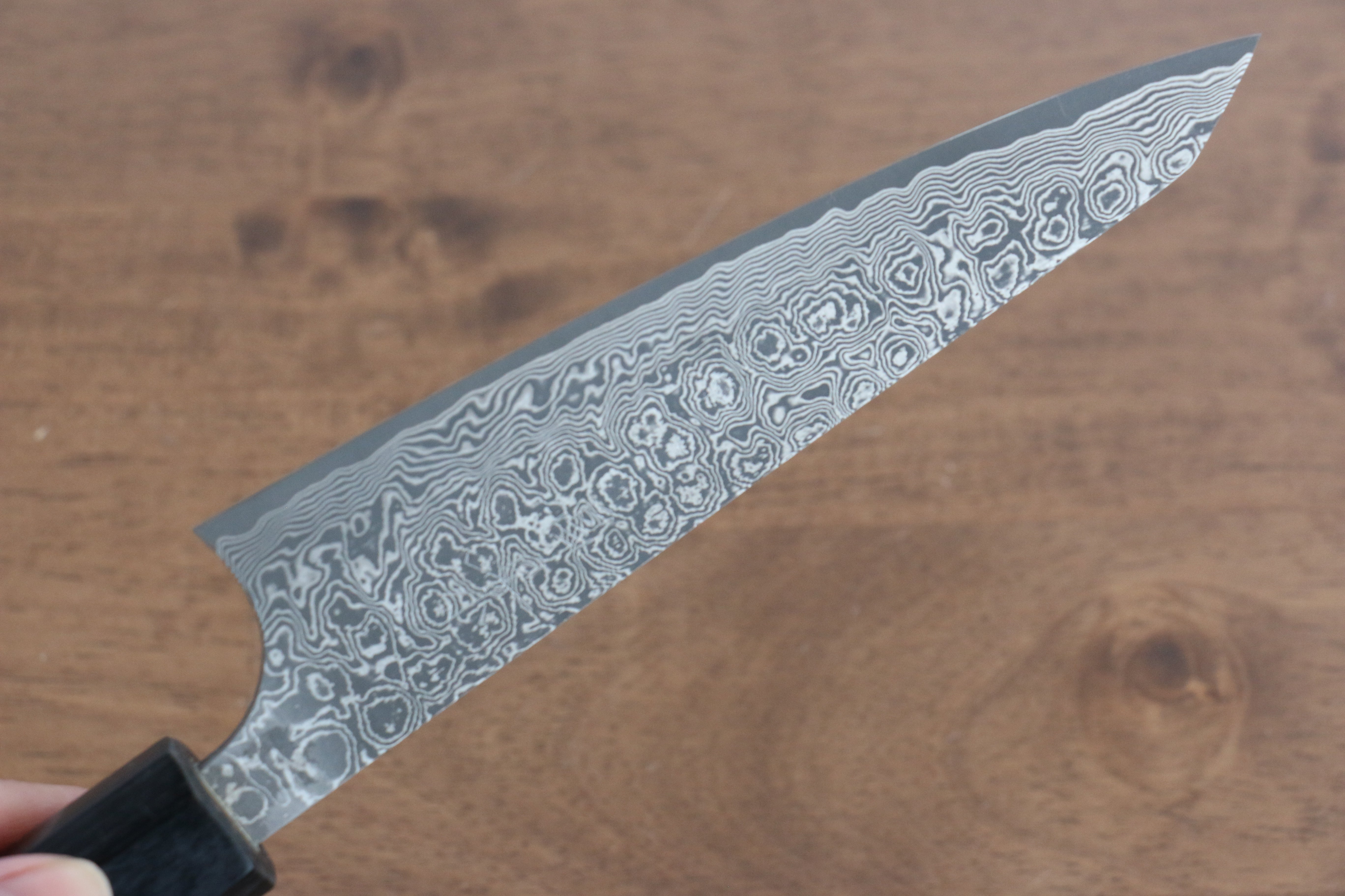 Masakage Kumo VG10 Damascus Honesuki Boning 170mm Shitan Handle - Japanny - Best Japanese Knife