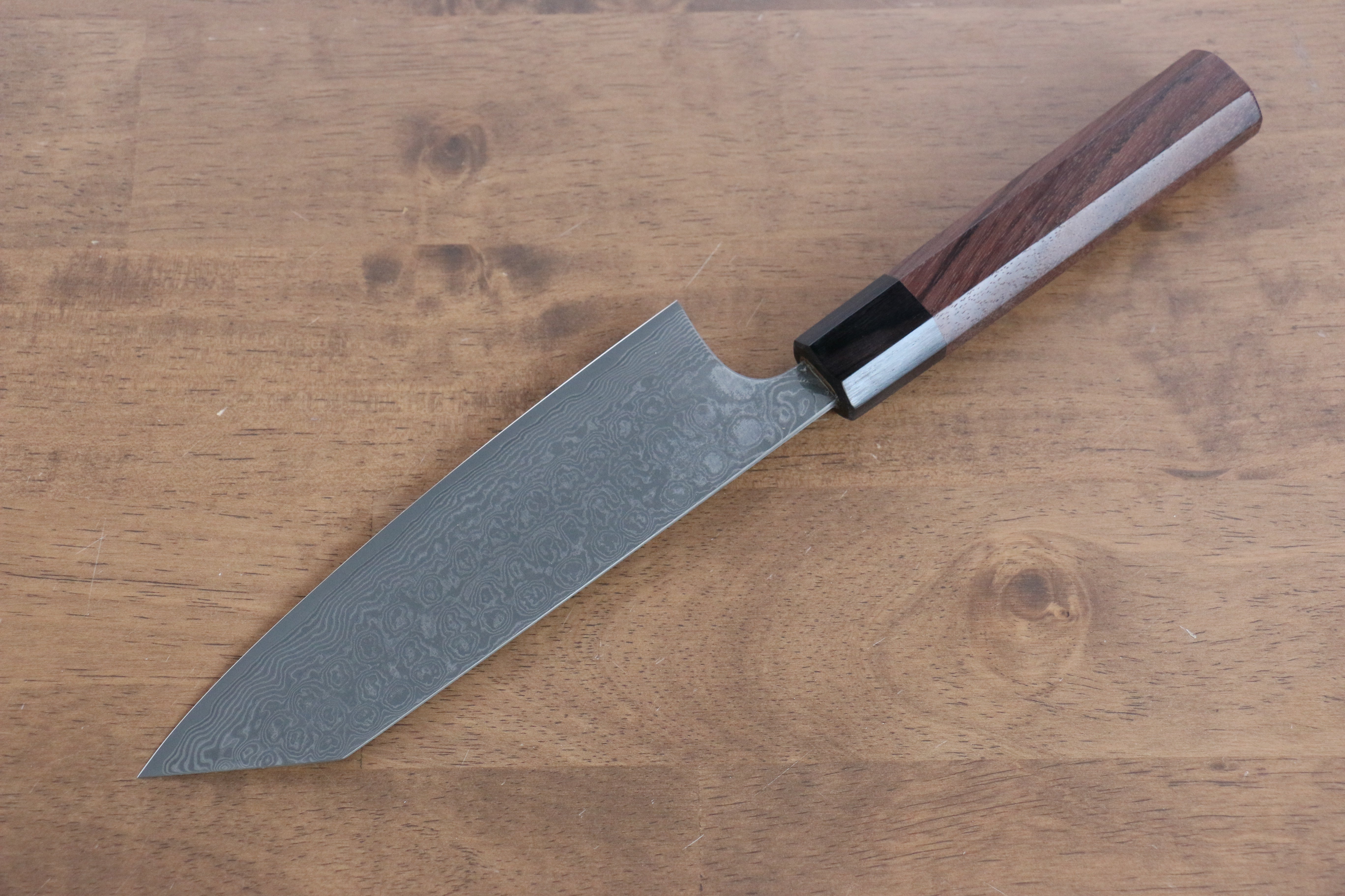 Masakage Kumo VG10 Damascus Bunka 170mm Shitan Handle - Japanny - Best Japanese Knife