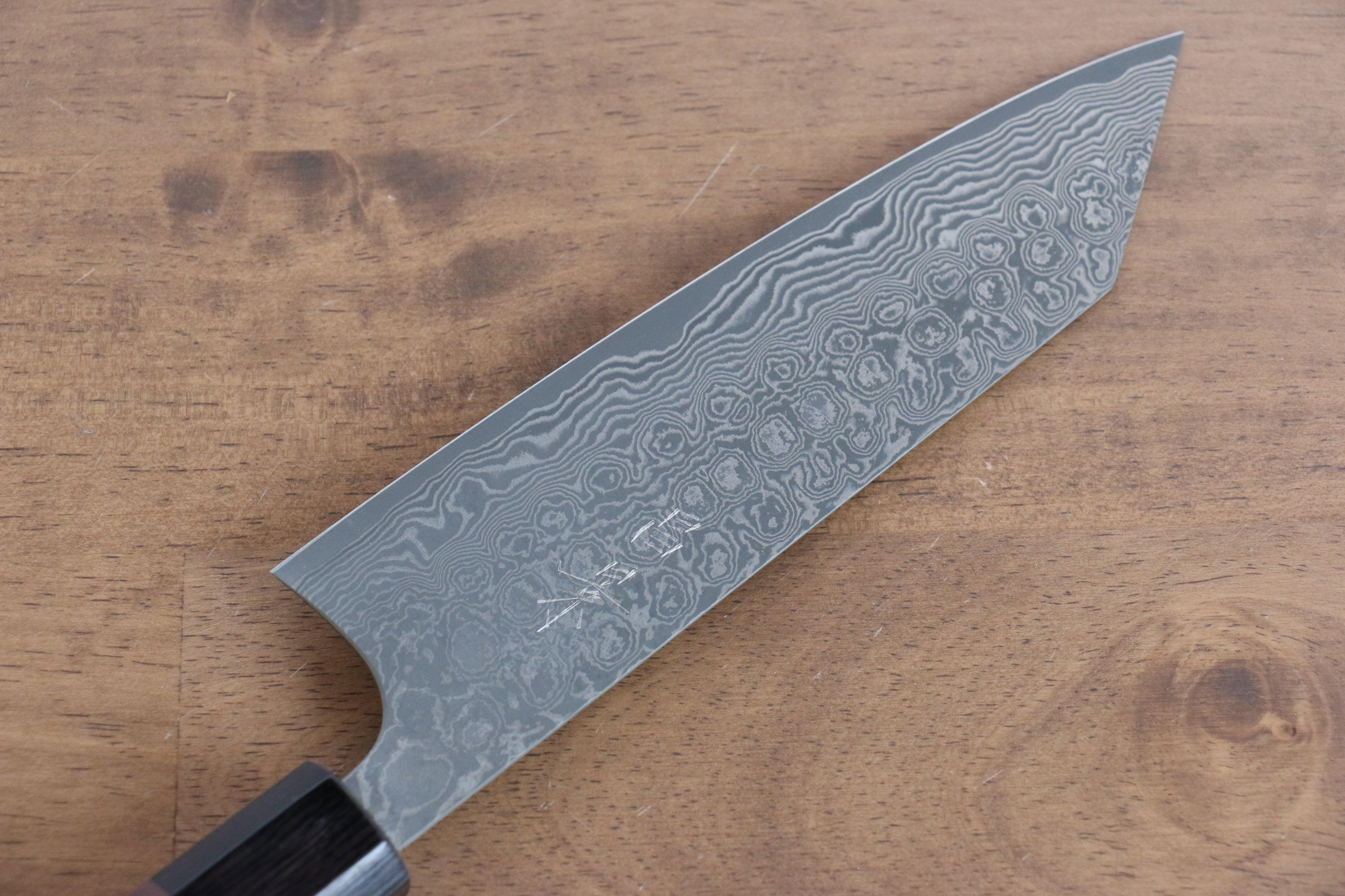 Masakage Kumo VG10 Damascus Bunka 170mm Shitan Handle - Japanny - Best Japanese Knife