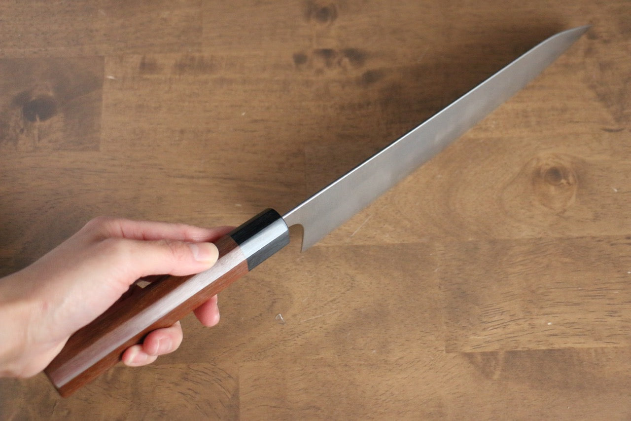 Shibata Takayuki Koutetsu Blue Super Gyuto  240mm Jarrah Handle - Japanny - Best Japanese Knife