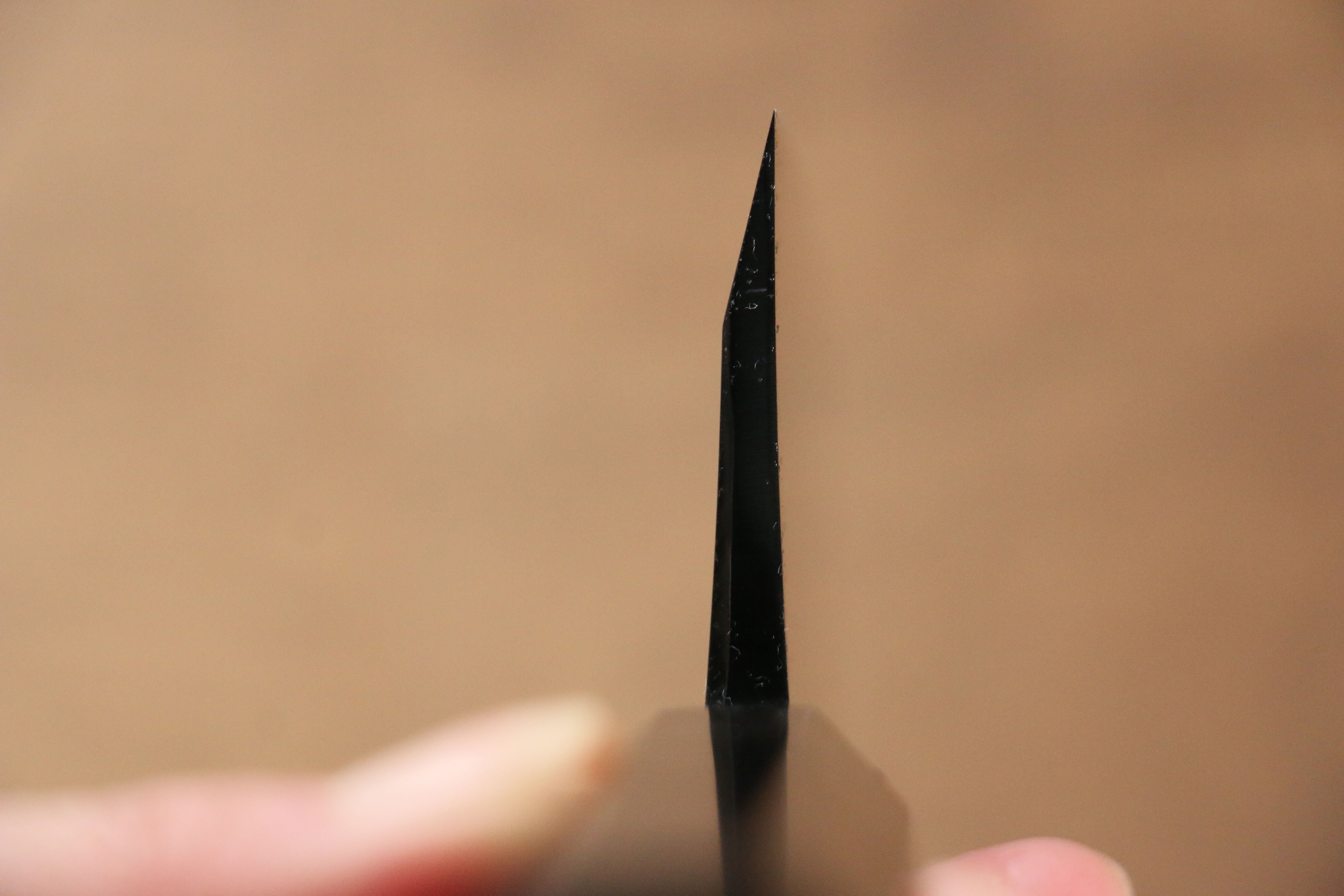 Jikko Ginza White Steel Black dyeing Kiritsuke Deba  180mm Ebony Wood Handle - Japanny - Best Japanese Knife