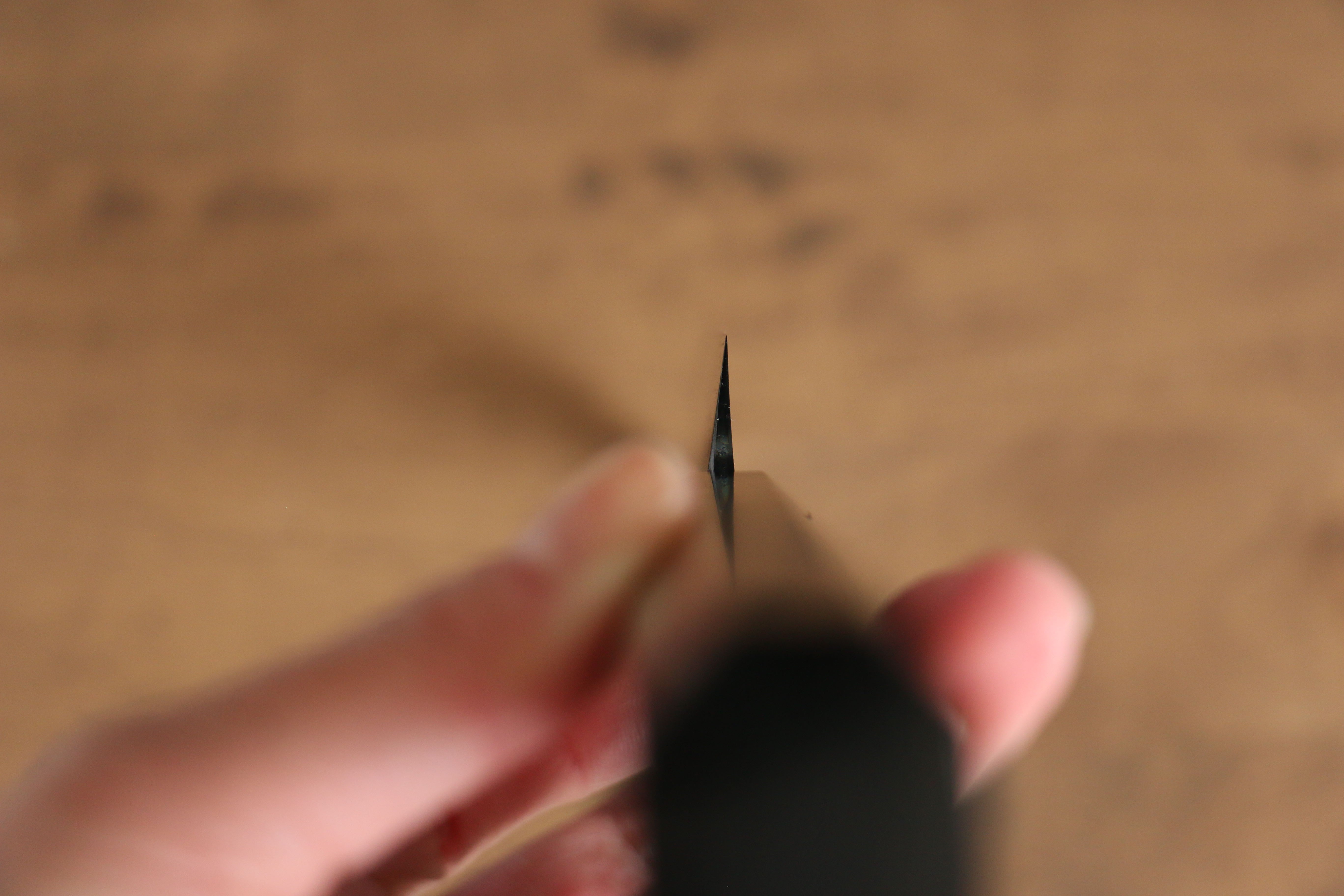 Jikko Ginza White Steel Black dyeing Sakimaru Yanagiba  270mm Ebony Wood Handle - Japanny - Best Japanese Knife