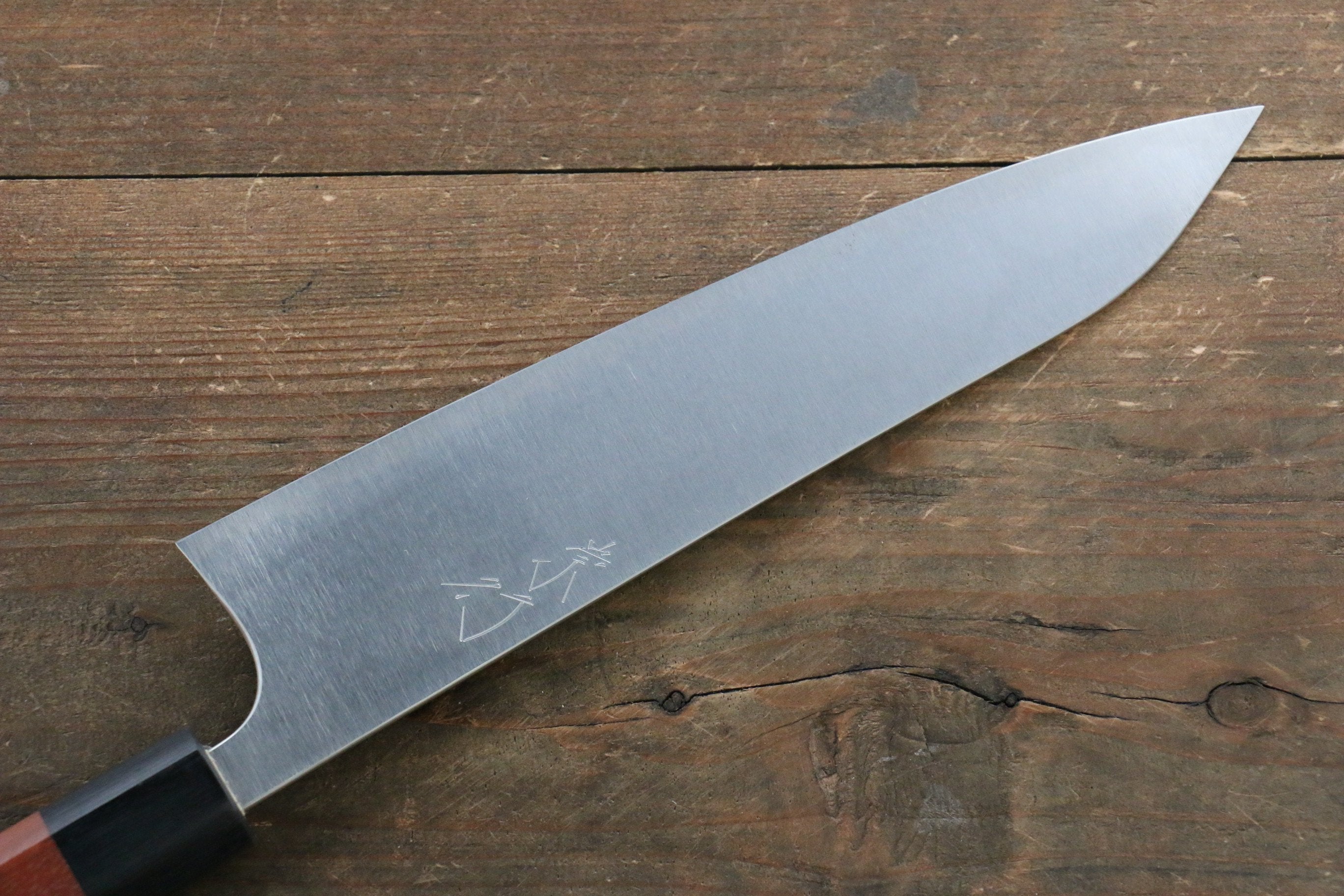 Shibata Takayuki Koutetsu Blue Super Gyuto  210mm Jarrah Handle - Japanny - Best Japanese Knife