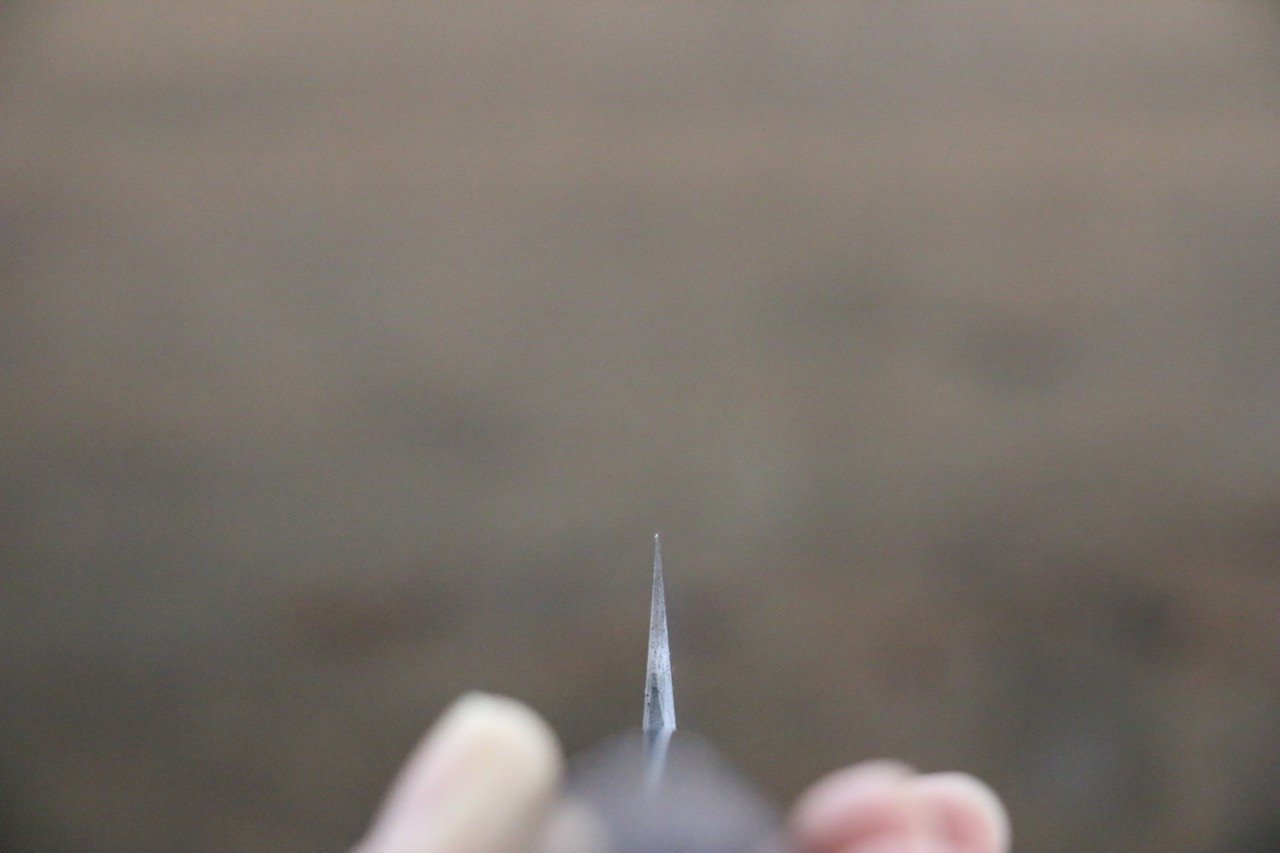 [Left Handed] Hideo Kitaoka White Steel No.2 Damascus Yanagiba Japanese Chef Knife 270mm - Japanny - Best Japanese Knife