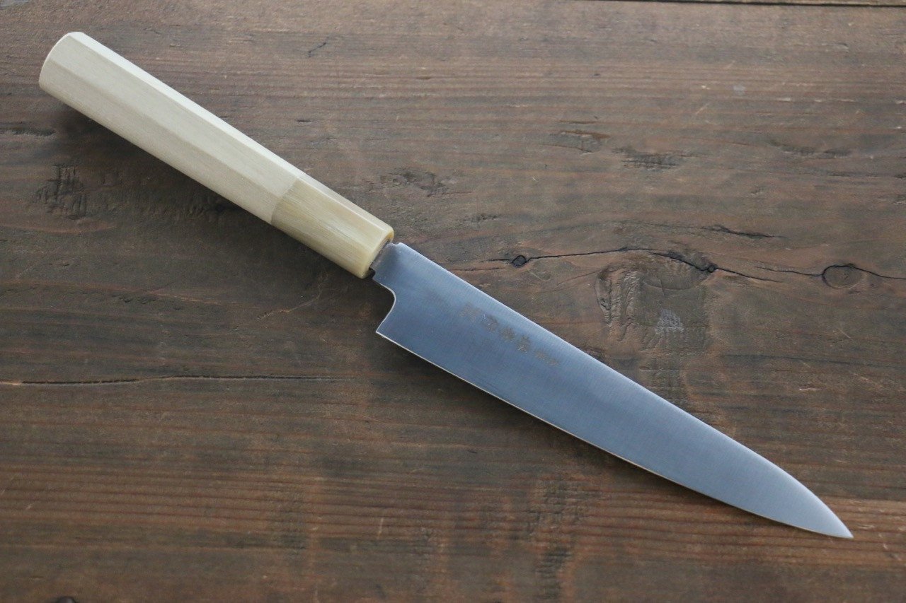 Sakai Takayuki Grand Chef Grand Chef Swedish Steel-stn Petty-Utility  150mm Magnolia Handle - Japanny - Best Japanese Knife
