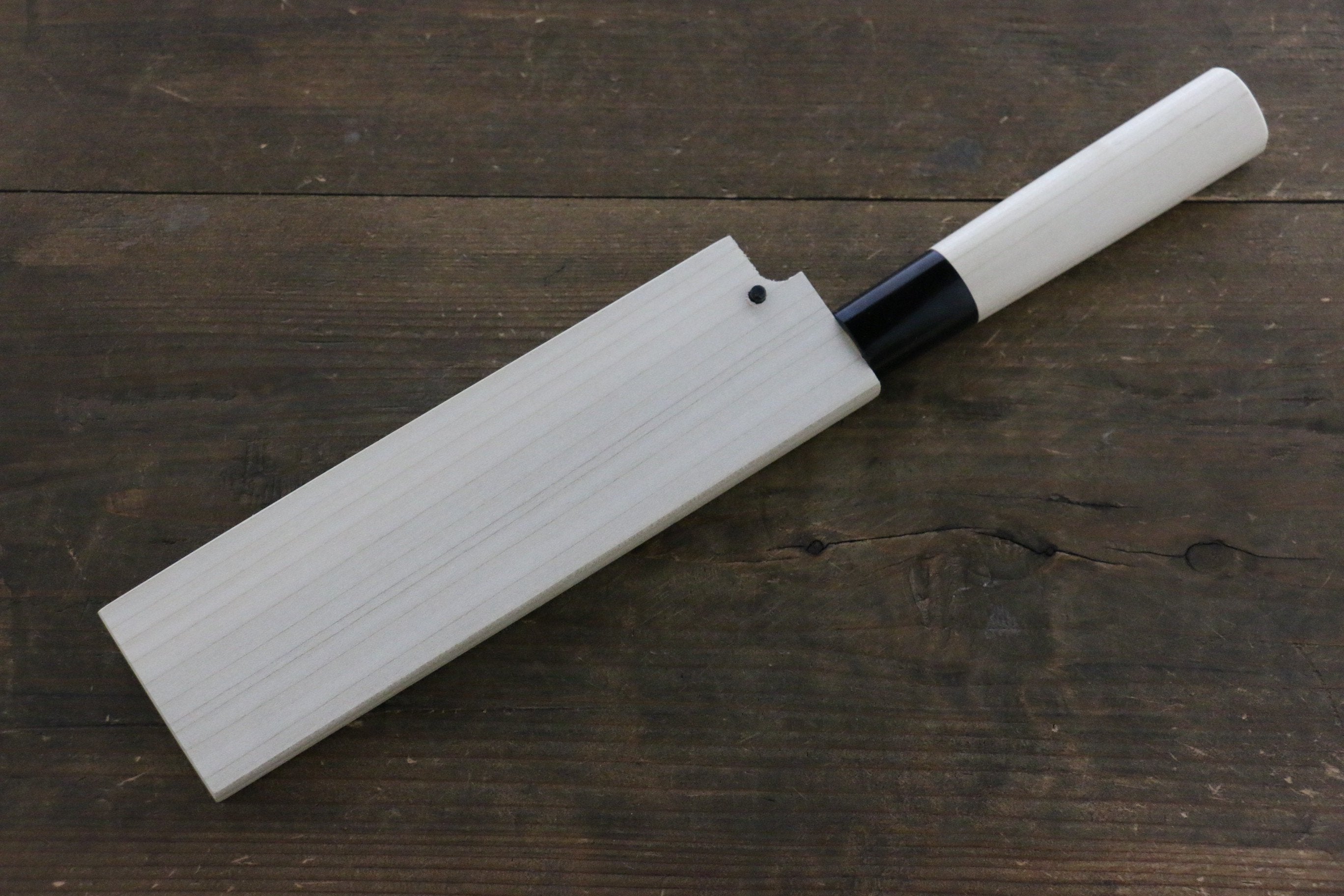 [Left Handed] Saya Sheath for Usuba Knife with Plywood Pin - Japanny - Best Japanese Knife