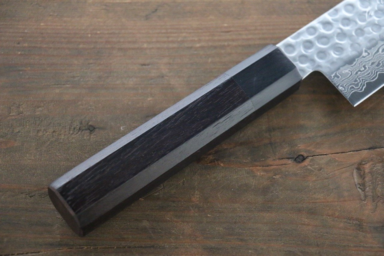 Seisuke AUS10 Gyuto 210mm Shitan Handle - Japanny - Best Japanese Knife