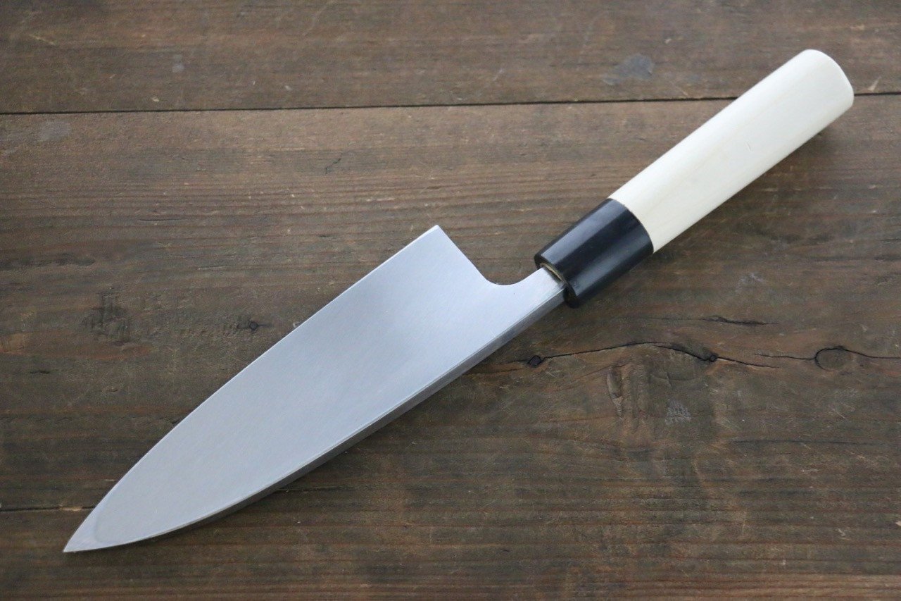 Sakai Takayuki [Left Handed] INOX Deba Magnolia Handle - Japanny - Best Japanese Knife