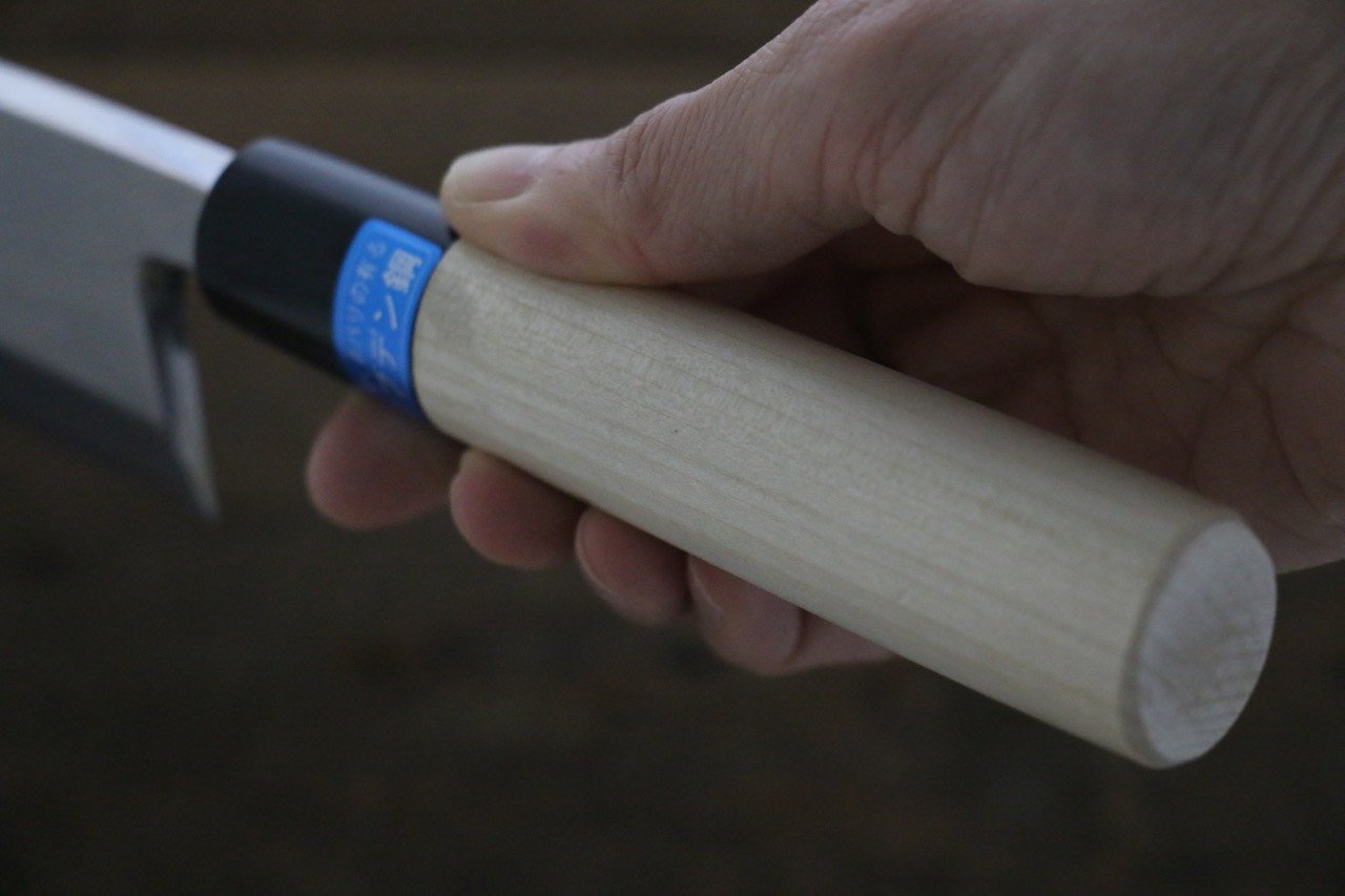 Sakai Takayuki [Left Handed] INOX Deba Magnolia Handle - Japanny - Best Japanese Knife