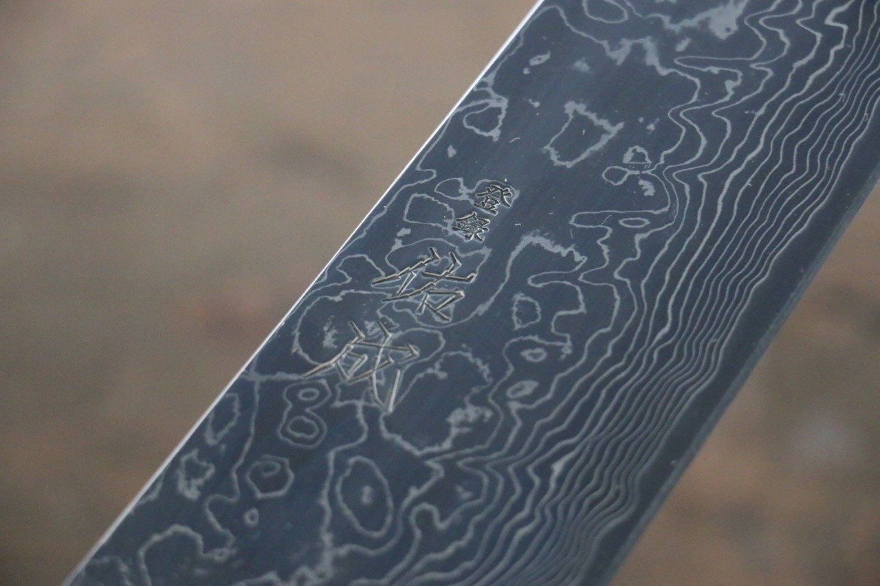 Sukenari SG2 Damascus Gyuto 240mm Shitan Handle - Japanny - Best Japanese Knife
