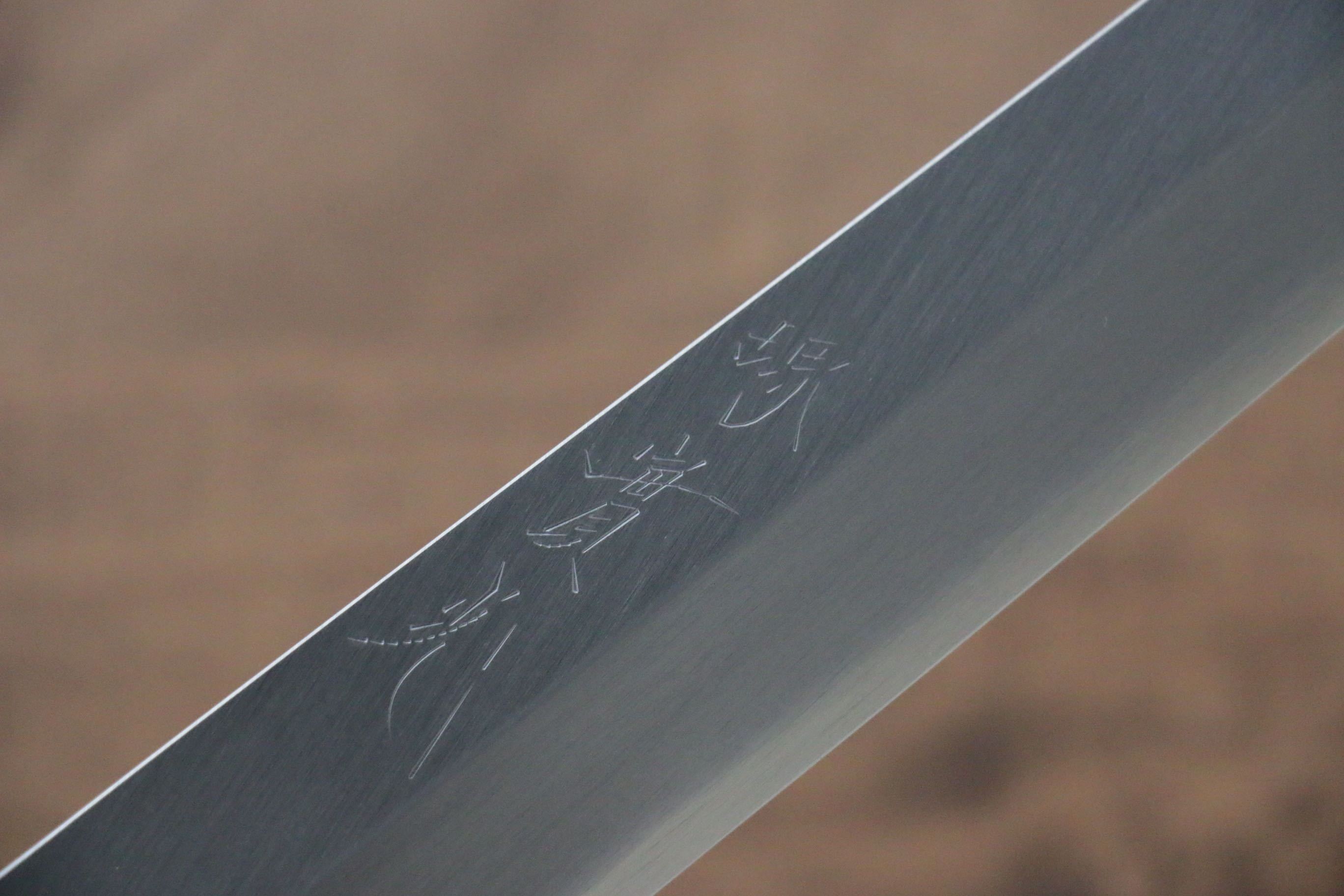 Jikko Silver Steel No.3 Kiritsuke Yanagiba  300mm Shitan Handle - Japanny - Best Japanese Knife