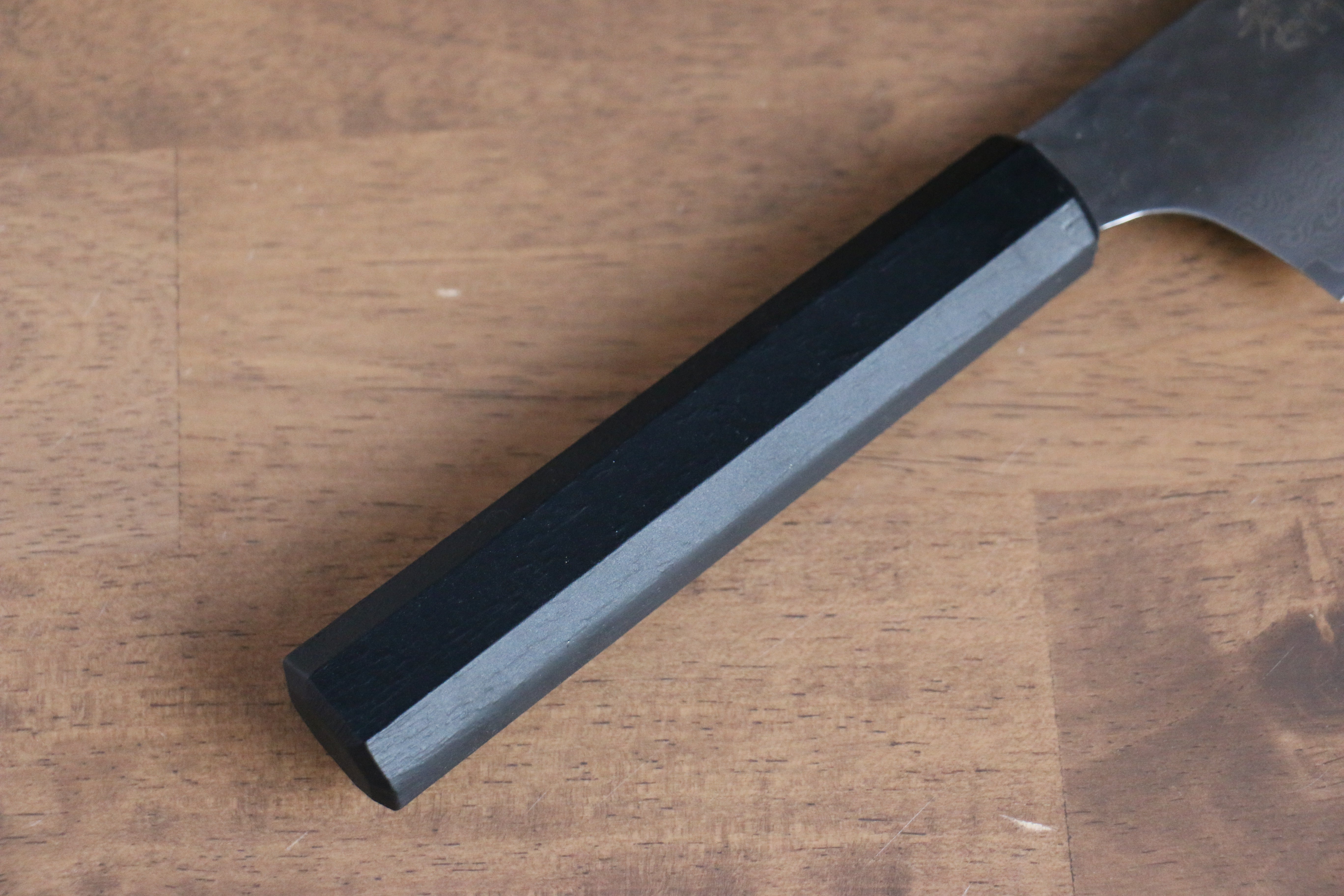 Sakai Takayuki Nanairo VG10 33 Layer Kengata Gyuto 190mm ABS resin(Black Lacquered) Handle - Japanny - Best Japanese Knife