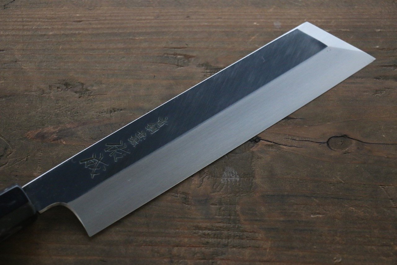 Sukenari Blue Steel No.2 Hongasumi Mukimono 180mm Magnolia Handle - Japanny - Best Japanese Knife