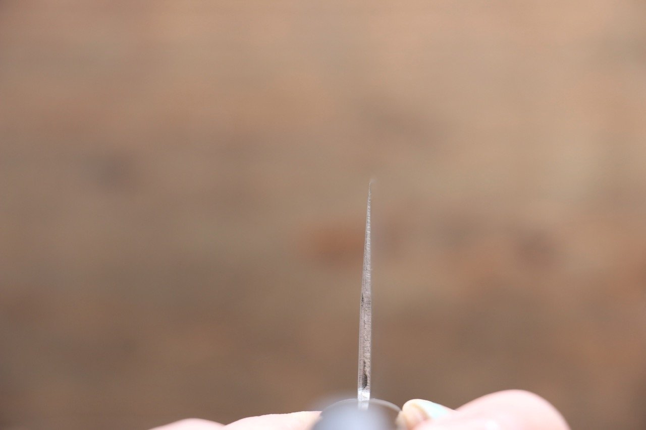 Kunihira Sairyu VG10 Damascus Nakiri 165mm Pakka wood Handle - Japanny - Best Japanese Knife