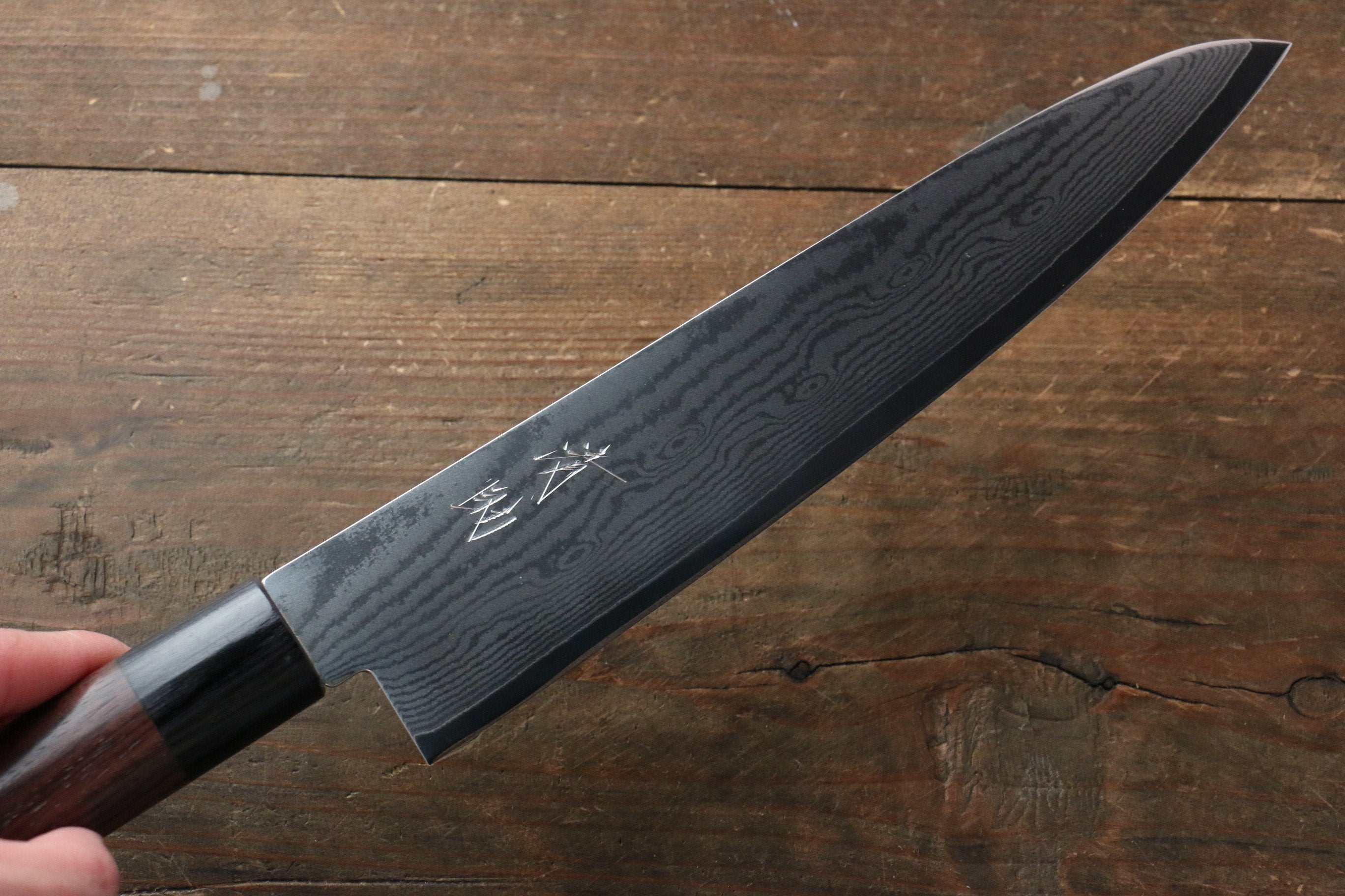 Seisuke VG10 63Layer Damascus Santoku 165mm & Gyuto 210mm Japanese Chef Knife Set - Japanny - Best Japanese Knife