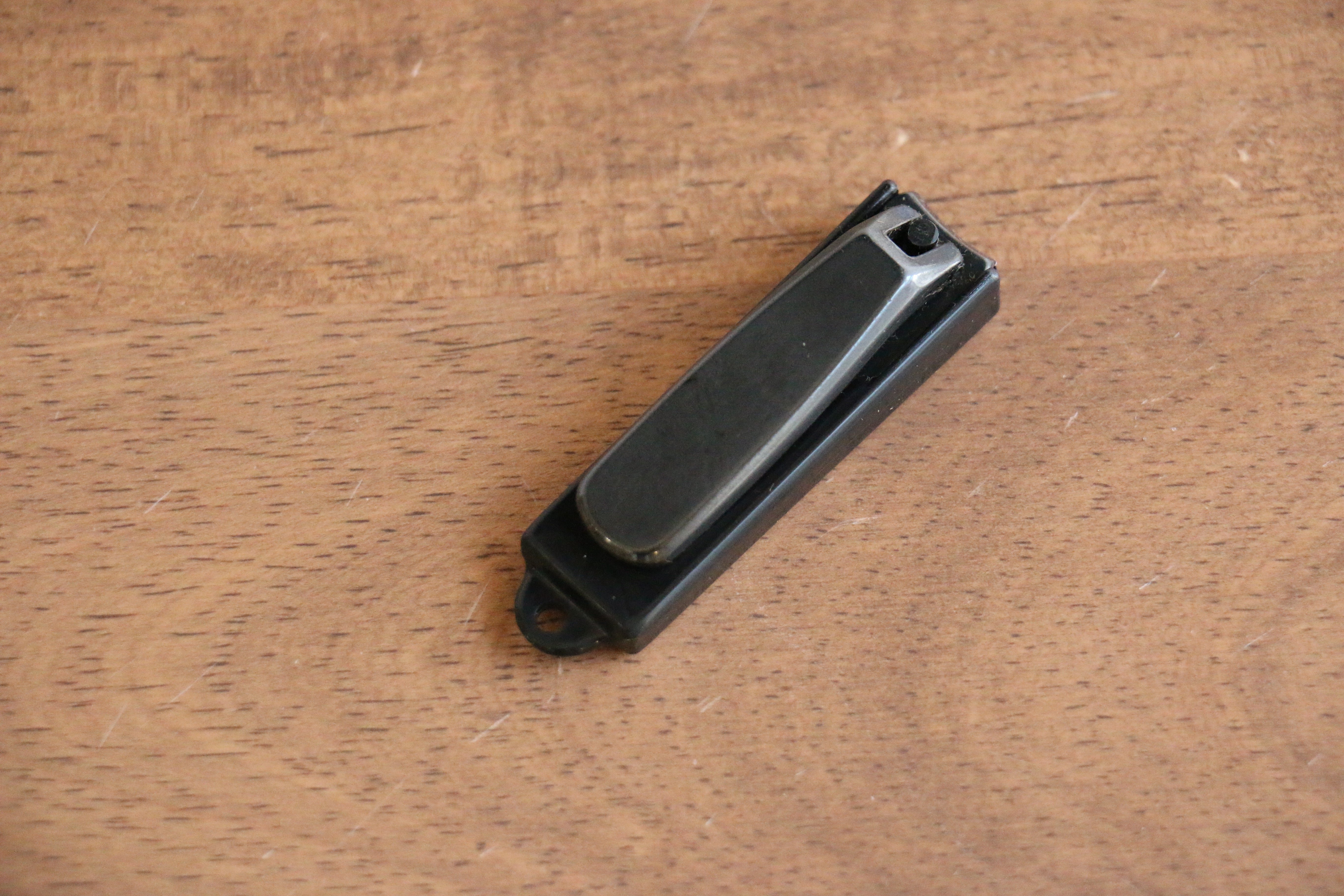 Black small High carbon steel With cover Black dyeing Nail Clipper - Japanny - Best Japanese Knife
