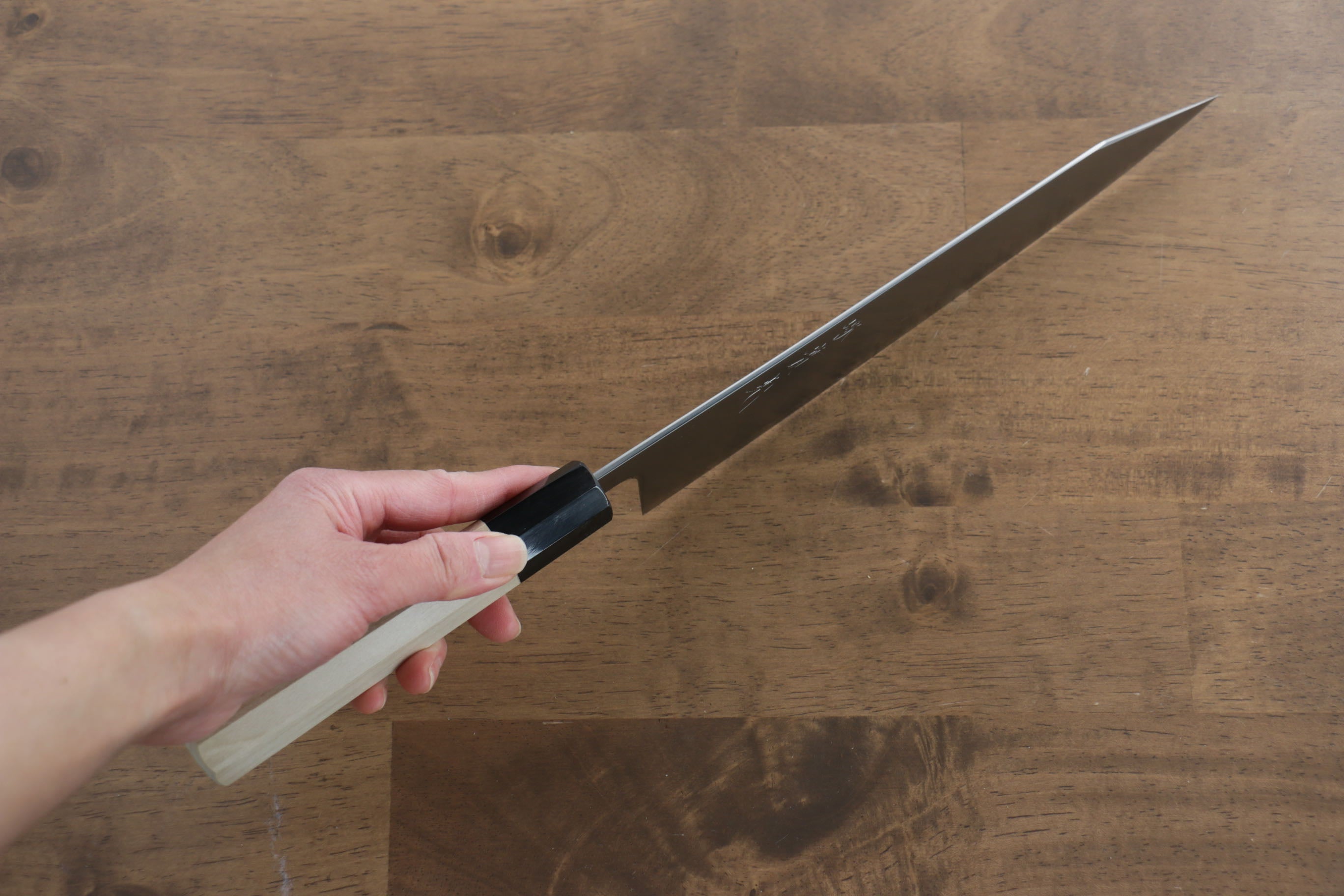 Jikko SG2 Kiritsuke Gyuto  230mm Magnolia Handle - Japanny - Best Japanese Knife