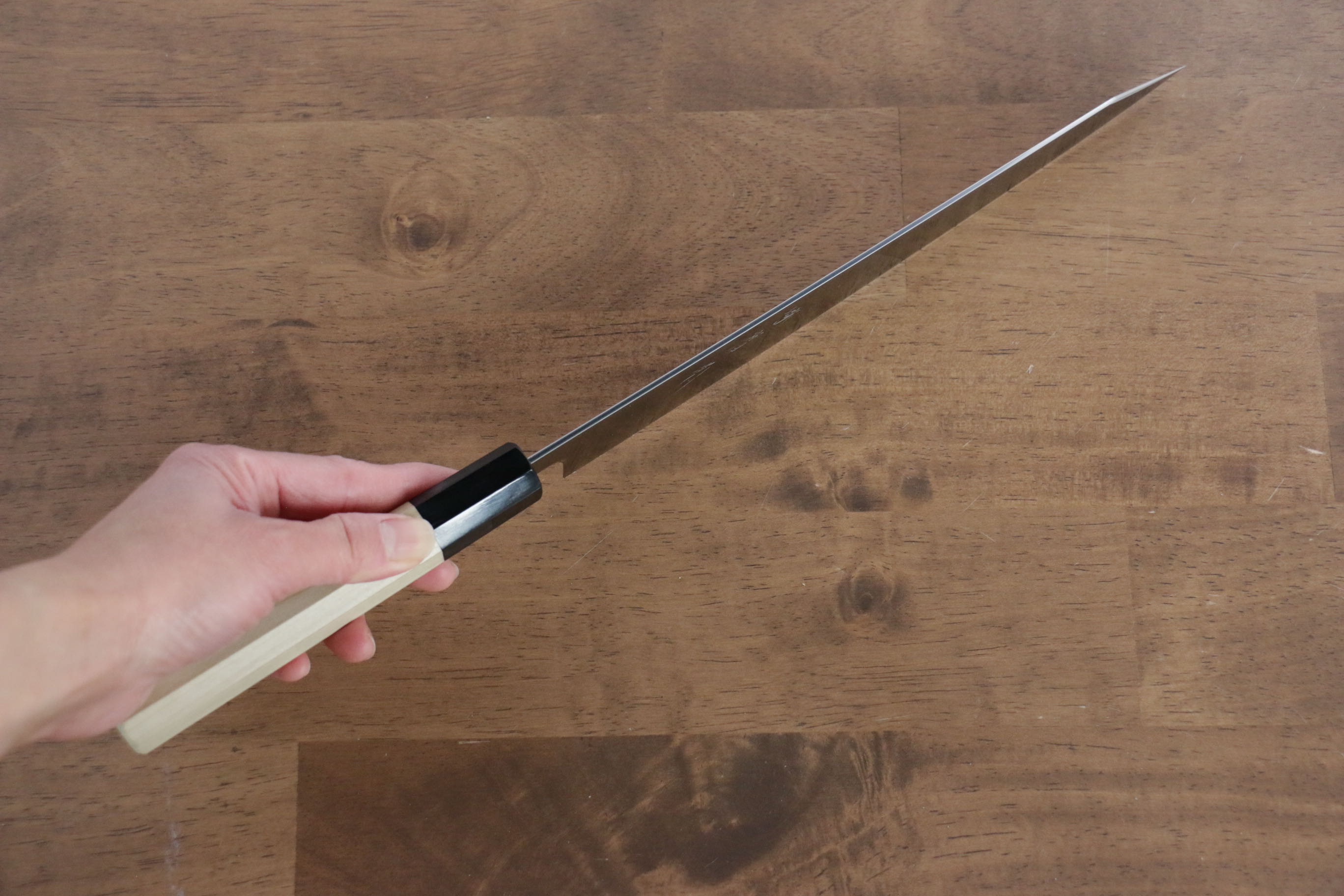 Jikko SG2 Kiritsuke Sujihiki  230mm Magnolia Handle - Japanny - Best Japanese Knife