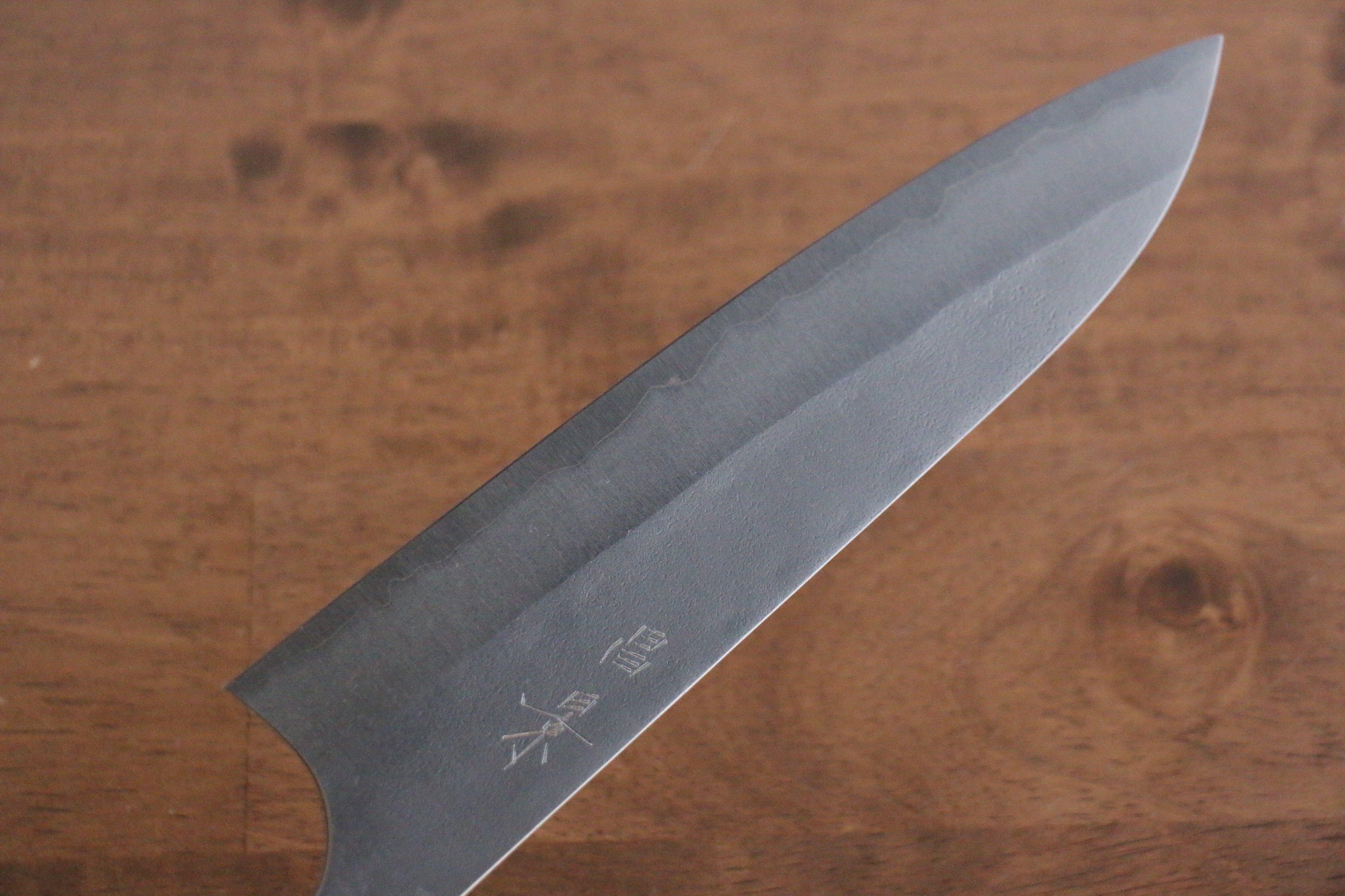 Masakage Yuki White Steel No.2 Nashiji Gyuto 180mm Magnolia Handle - Japanny - Best Japanese Knife