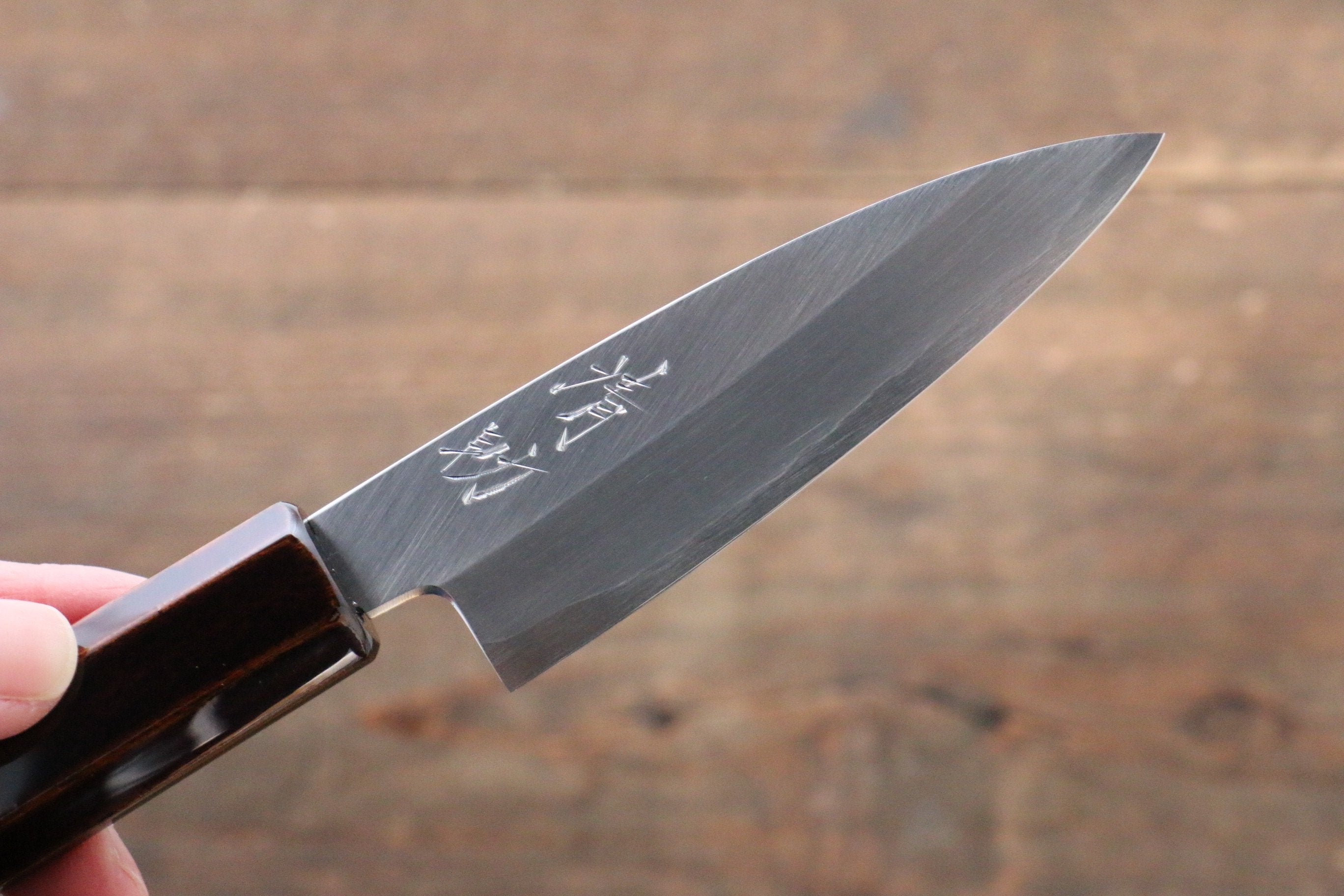 Seisuke Silver Steel No.3 Paring 85mm Wood(Lacquered) Handle - Japanny - Best Japanese Knife