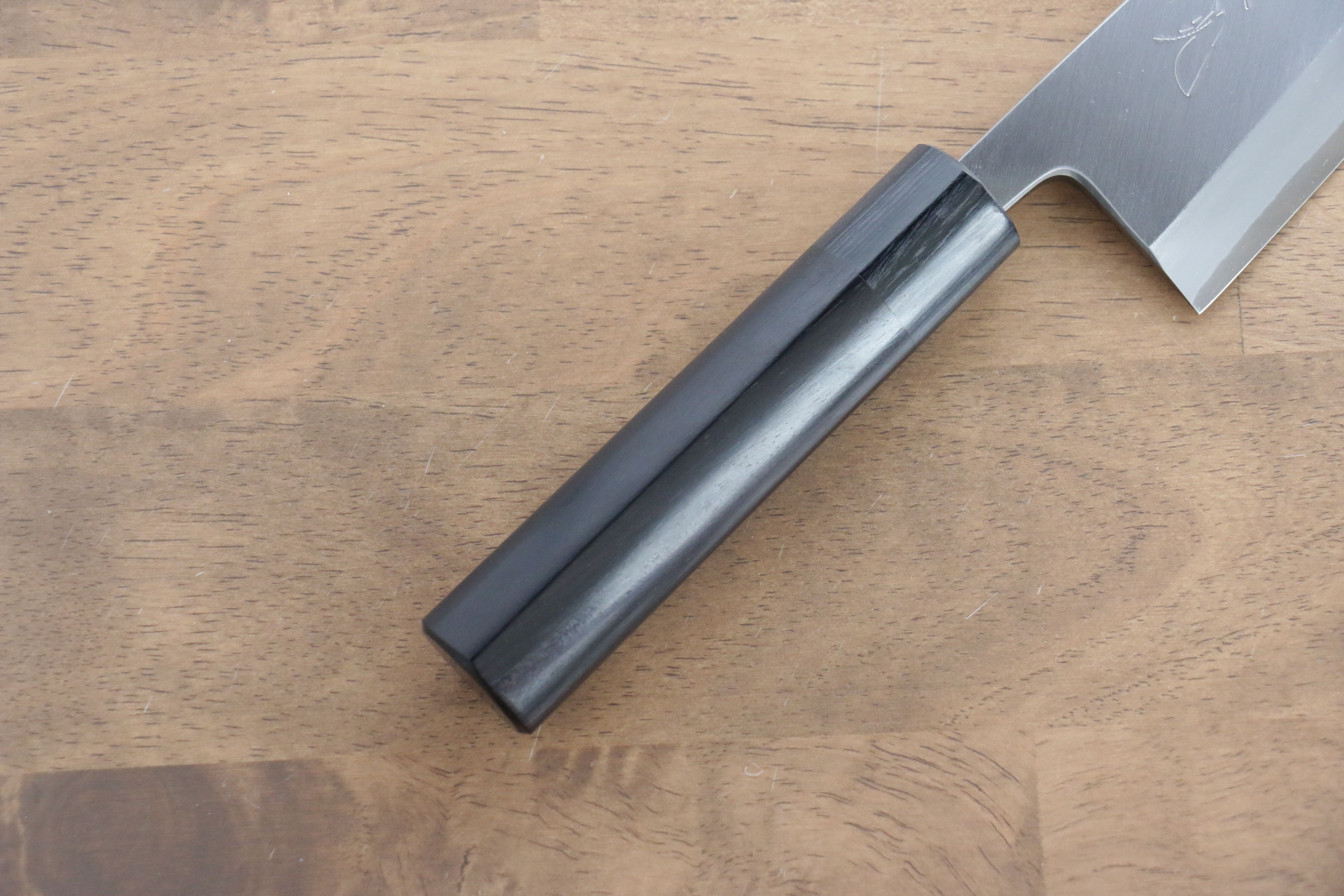 Jikko White Steel No.2 Deba  165mm Shitan Handle - Japanny - Best Japanese Knife