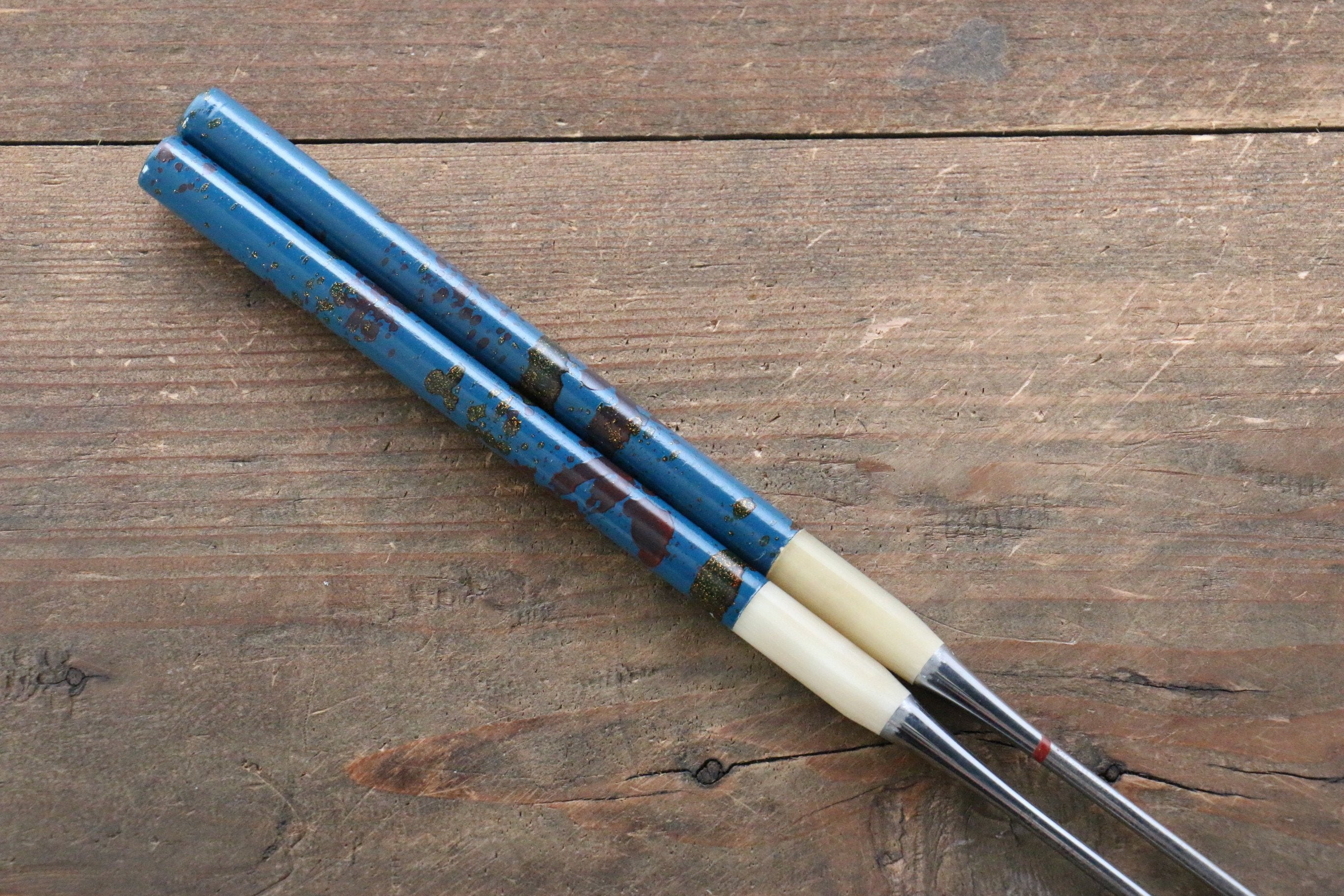 Moribashi Cooking Chopstick Blue 165mm - Japanny - Best Japanese Knife