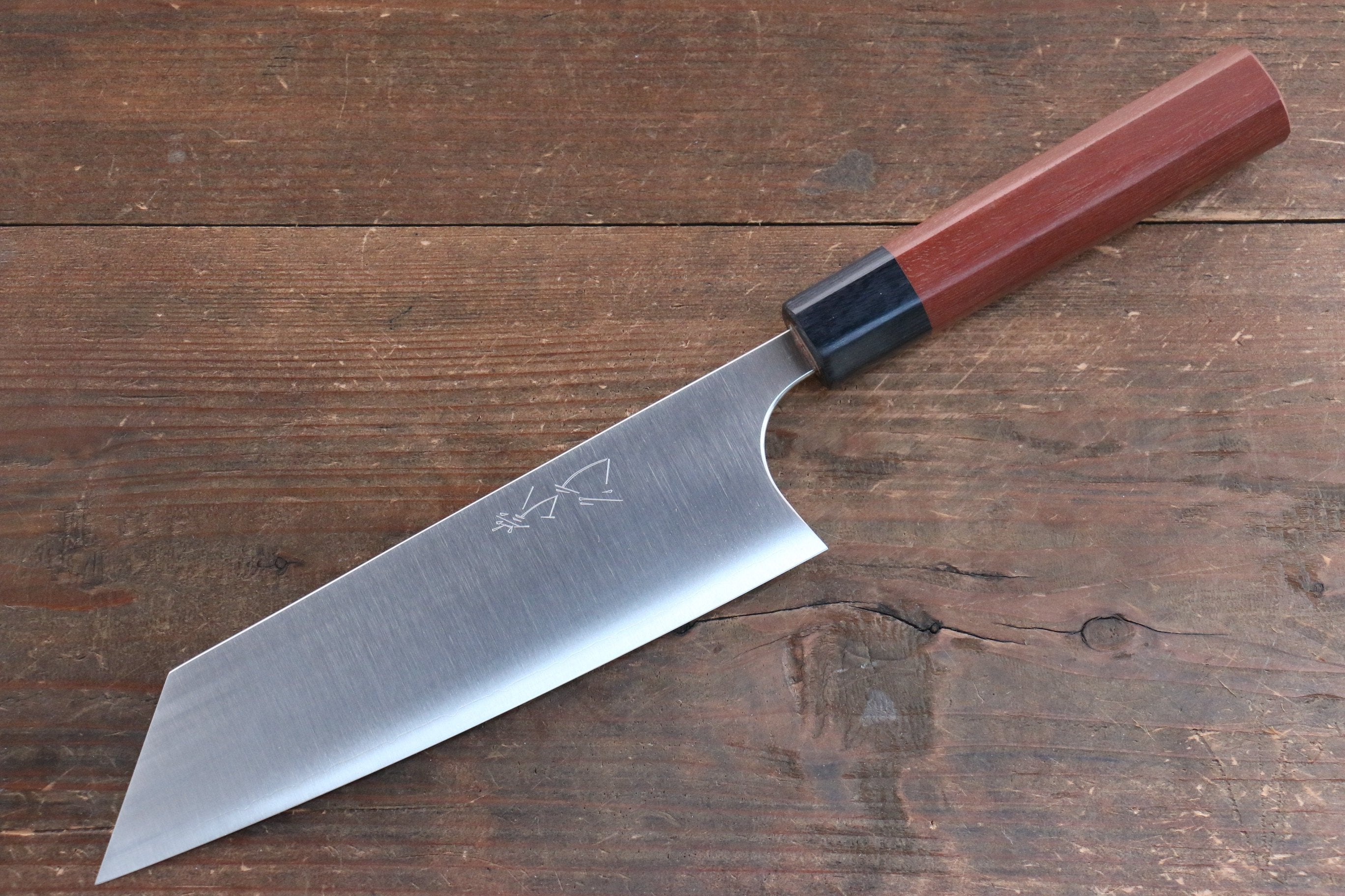 Shibata Takayuki Koutetsu SG2 Bunka  180mm Jarrah Handle - Japanny - Best Japanese Knife